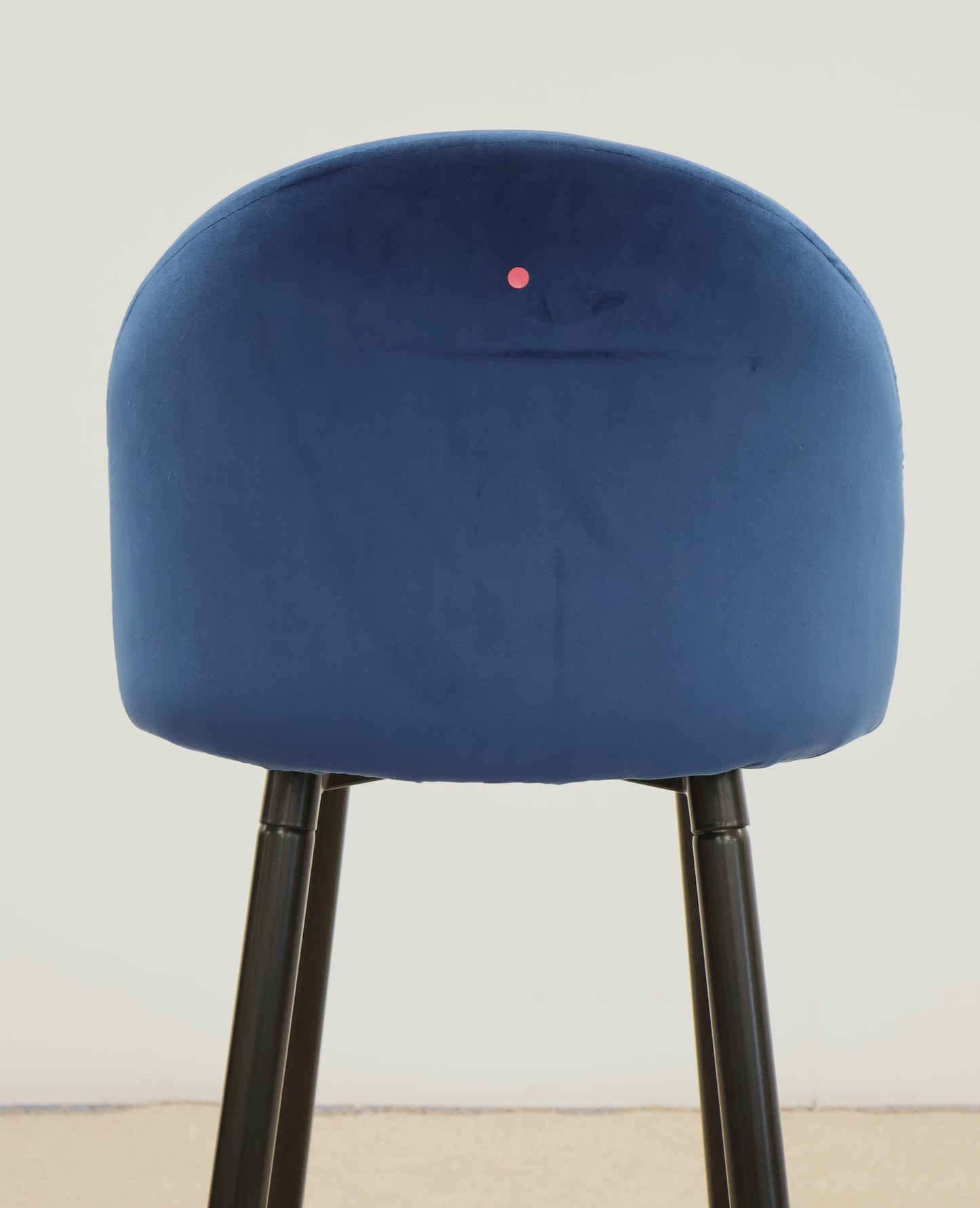 Blue Velvet Bar Stool