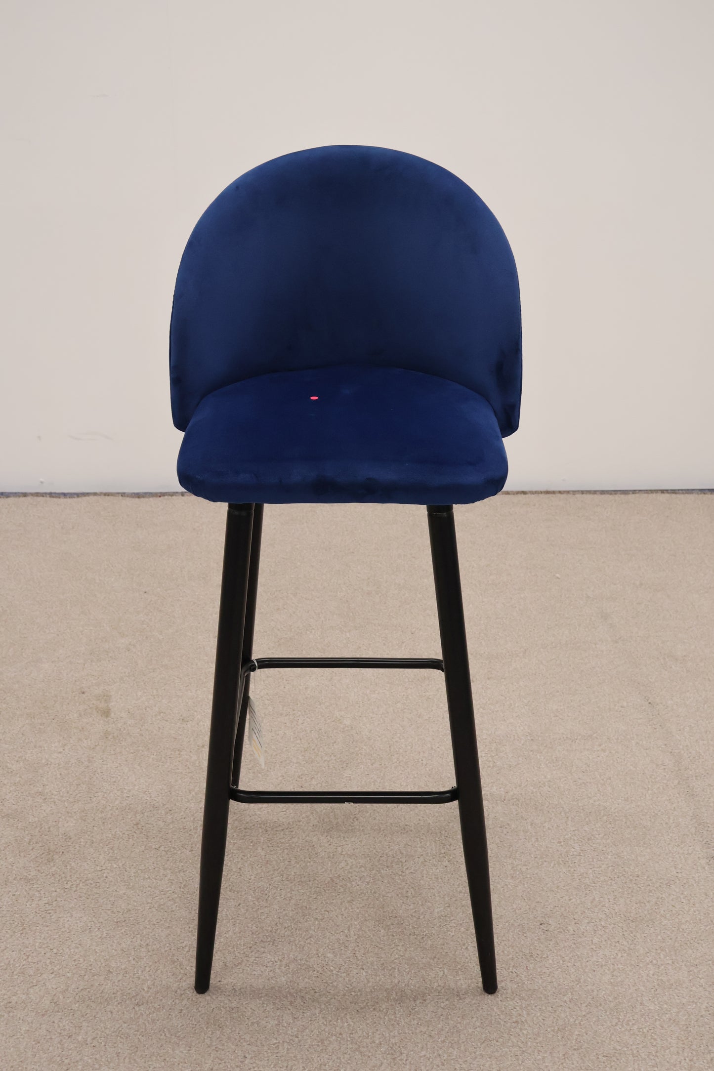 Blue Velvet Bar Stool
