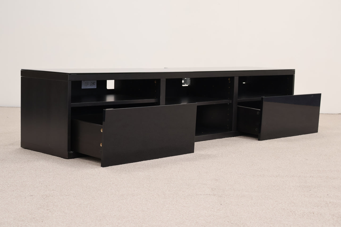 Black Gloss Tv Unit by Ikea