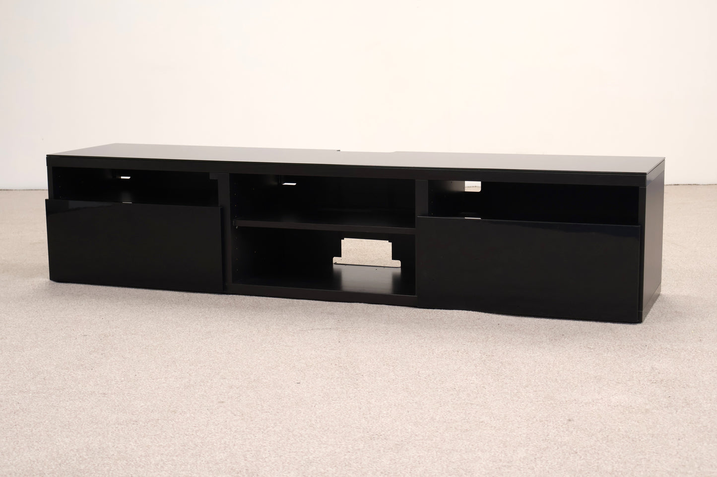 Black Gloss Tv Unit by Ikea