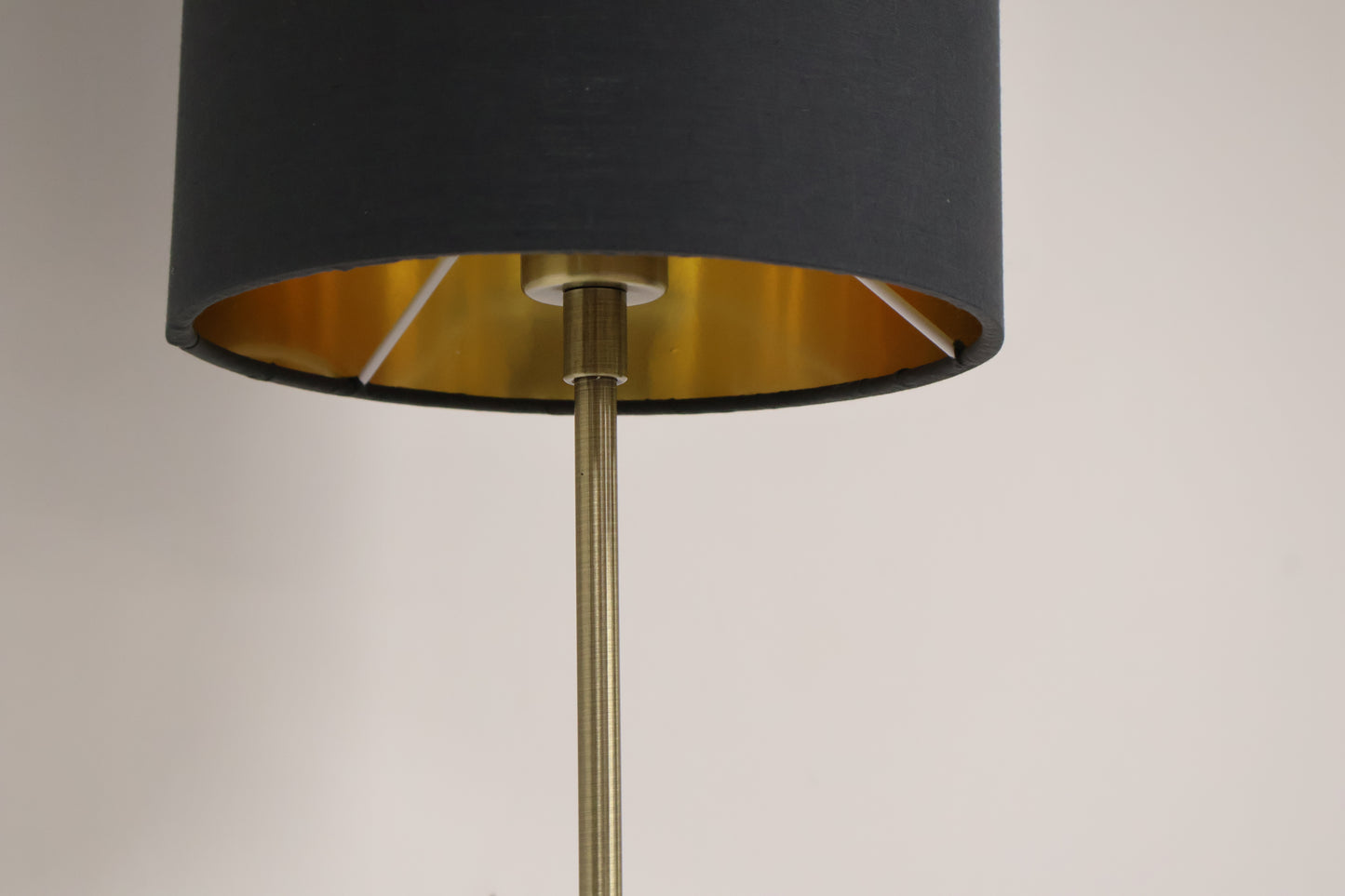 Gold and Navy Lamp by R.V Astley