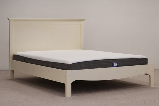Ivory King Size Bed and Mattress
