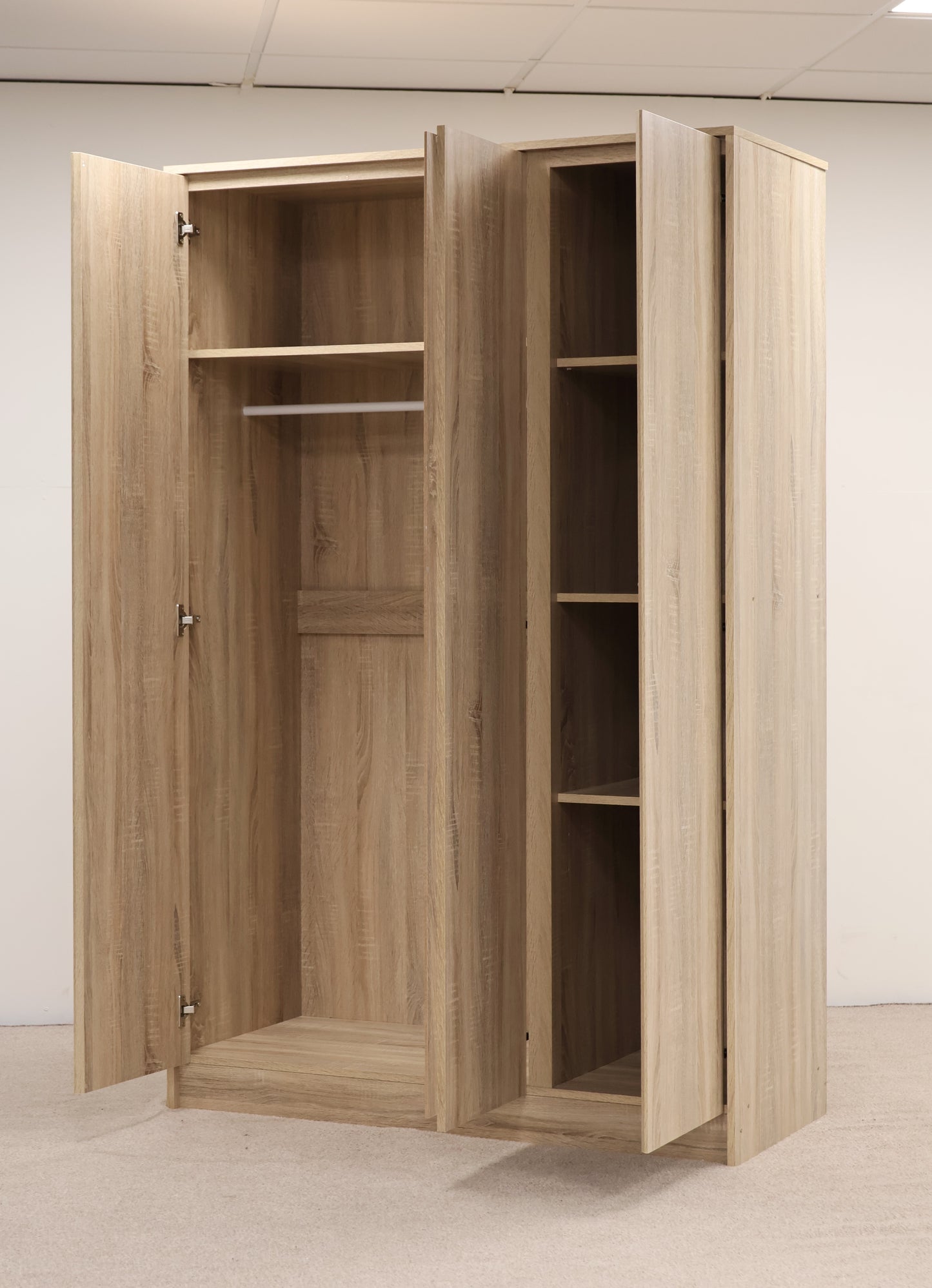 Triple wardrobe