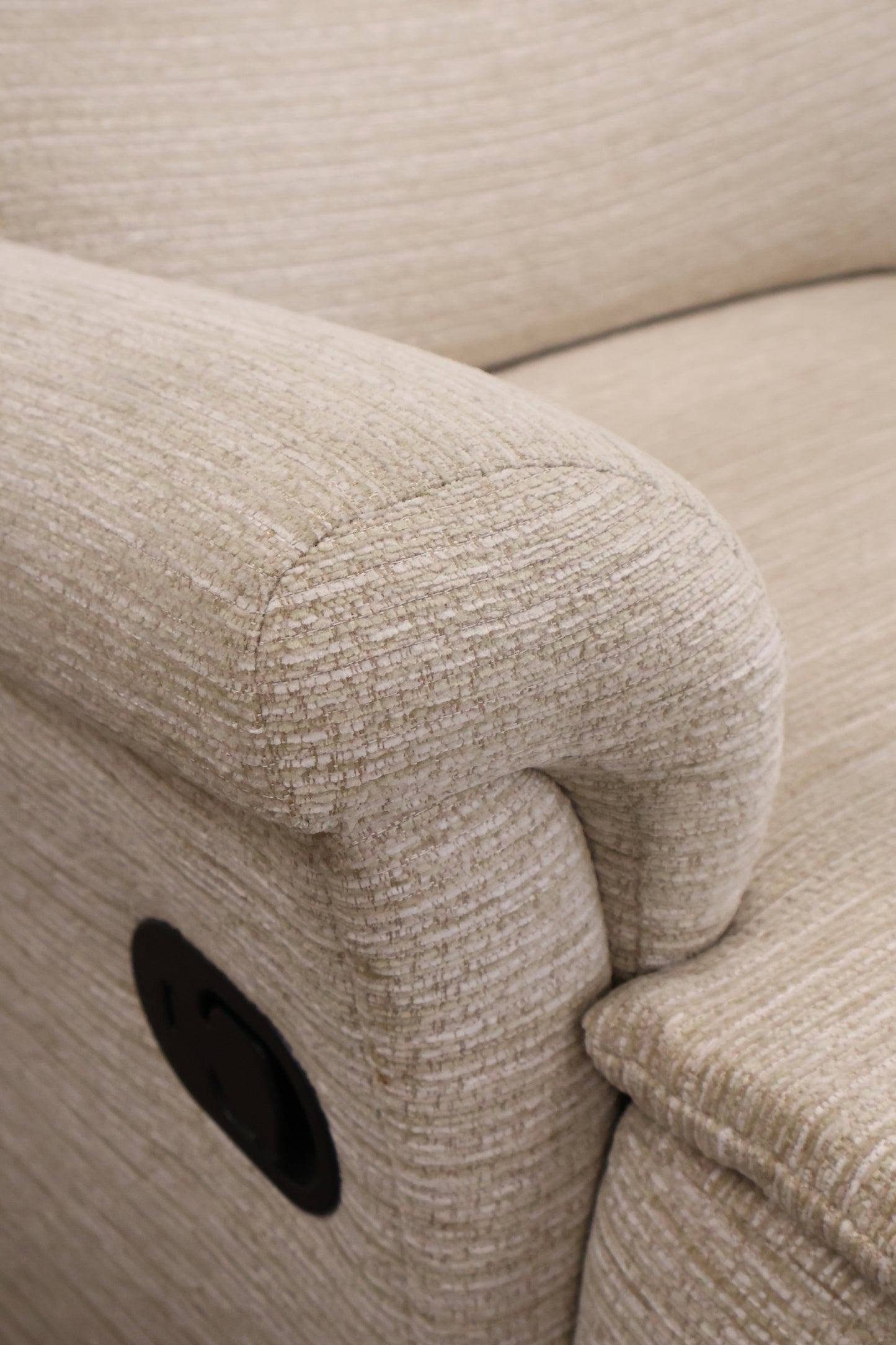 Matching Cream Recliners (manual) by Sherborne
