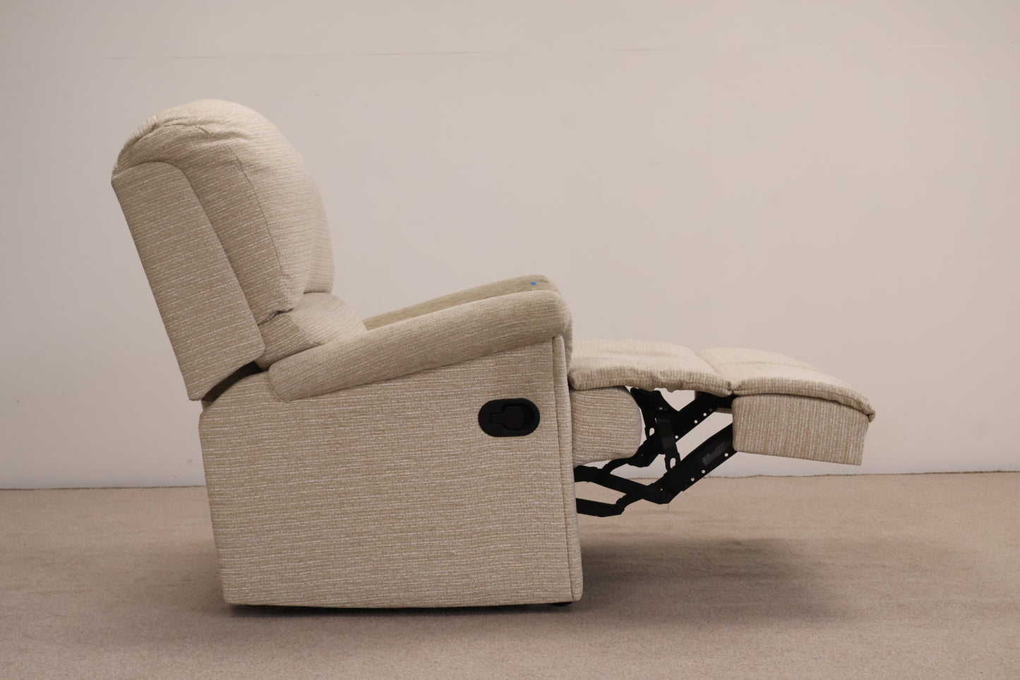 Matching Cream Recliners (manual) by Sherborne