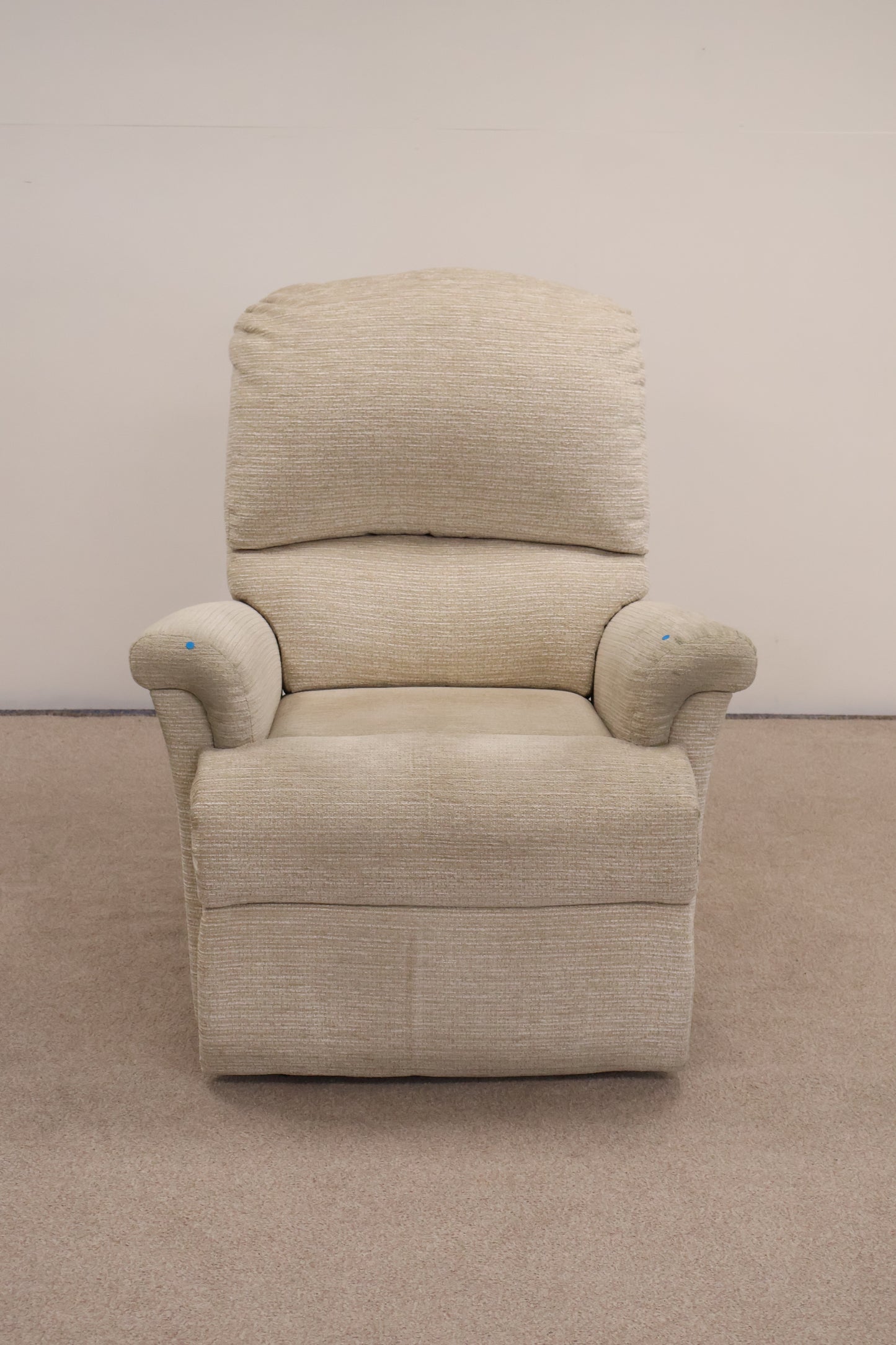Matching Cream Recliners (manual) by Sherborne