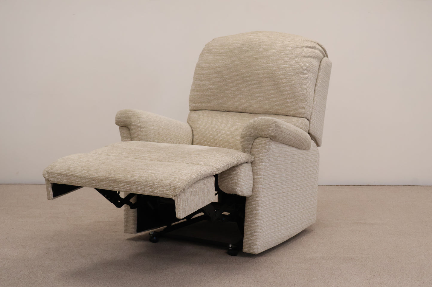 Matching Cream Recliners (manual) by Sherborne