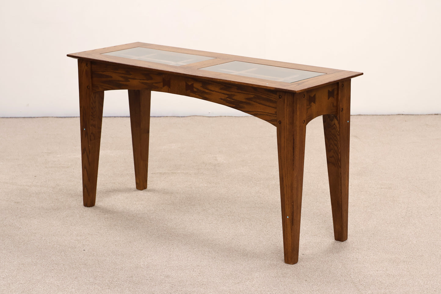 Oak Wood Console Table