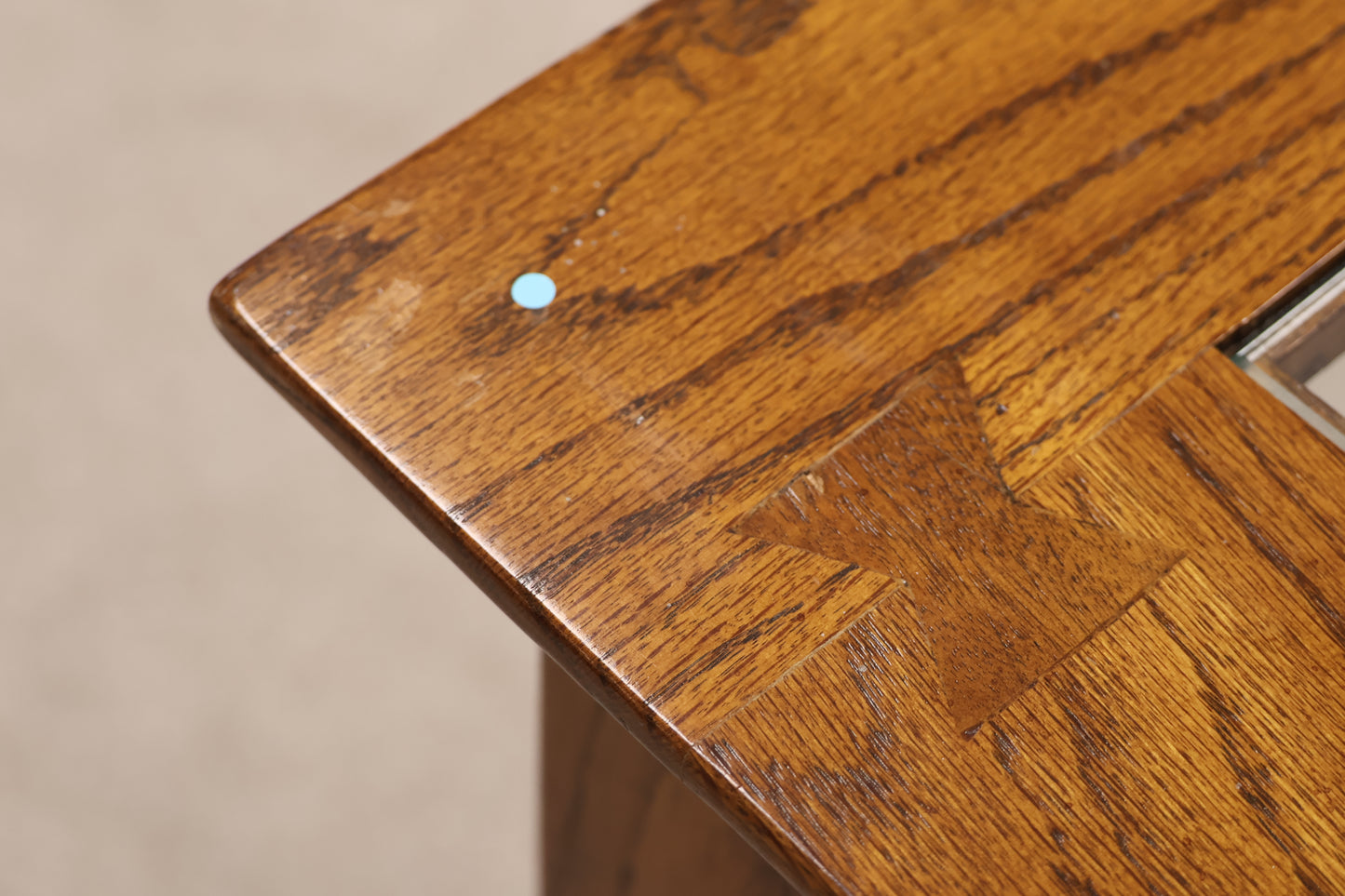 Oak Wood Console Table