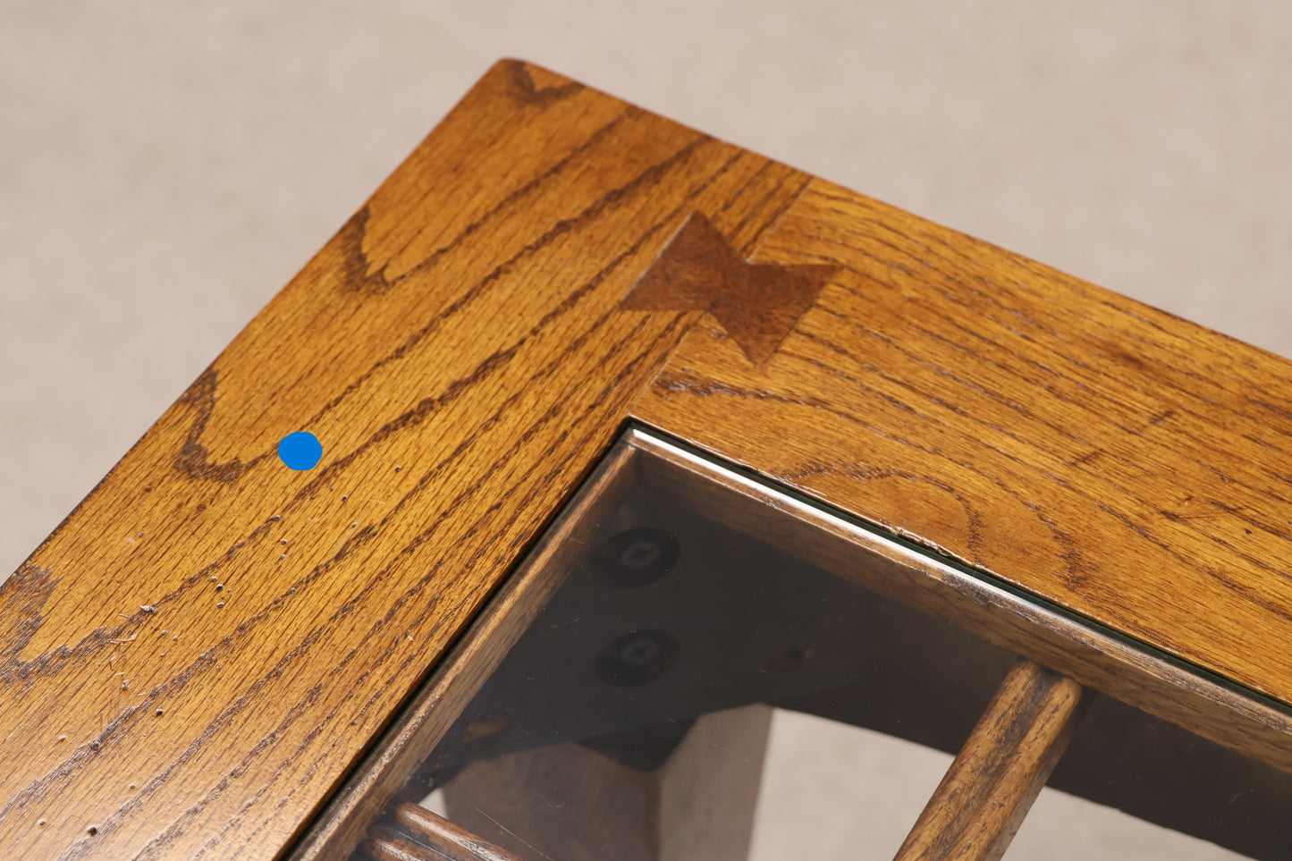 Oak Wood Console Table