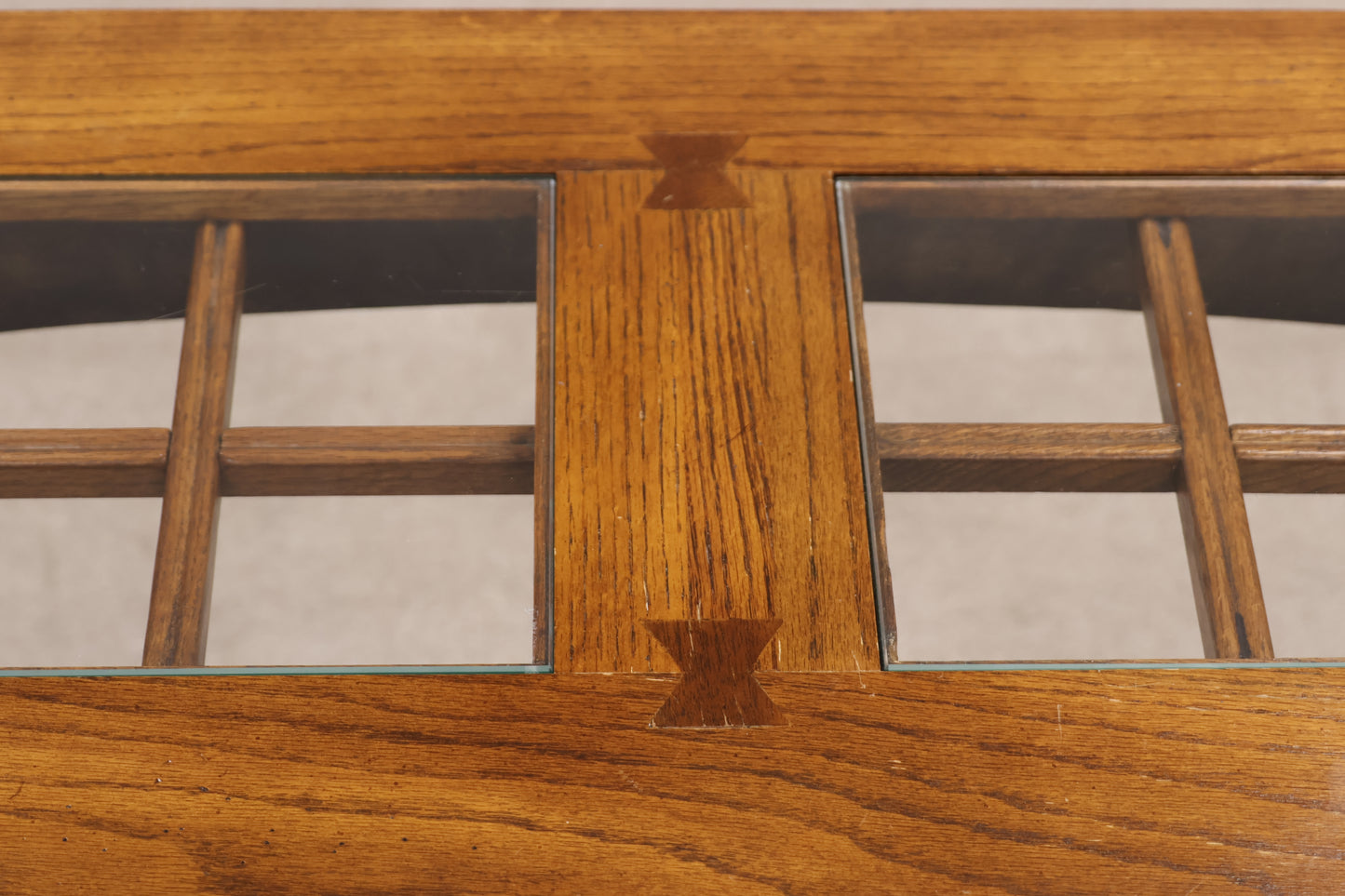 Oak Wood Console Table