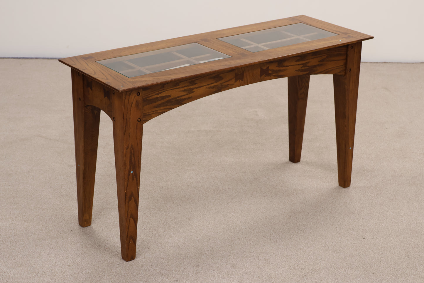 Oak Wood Console Table