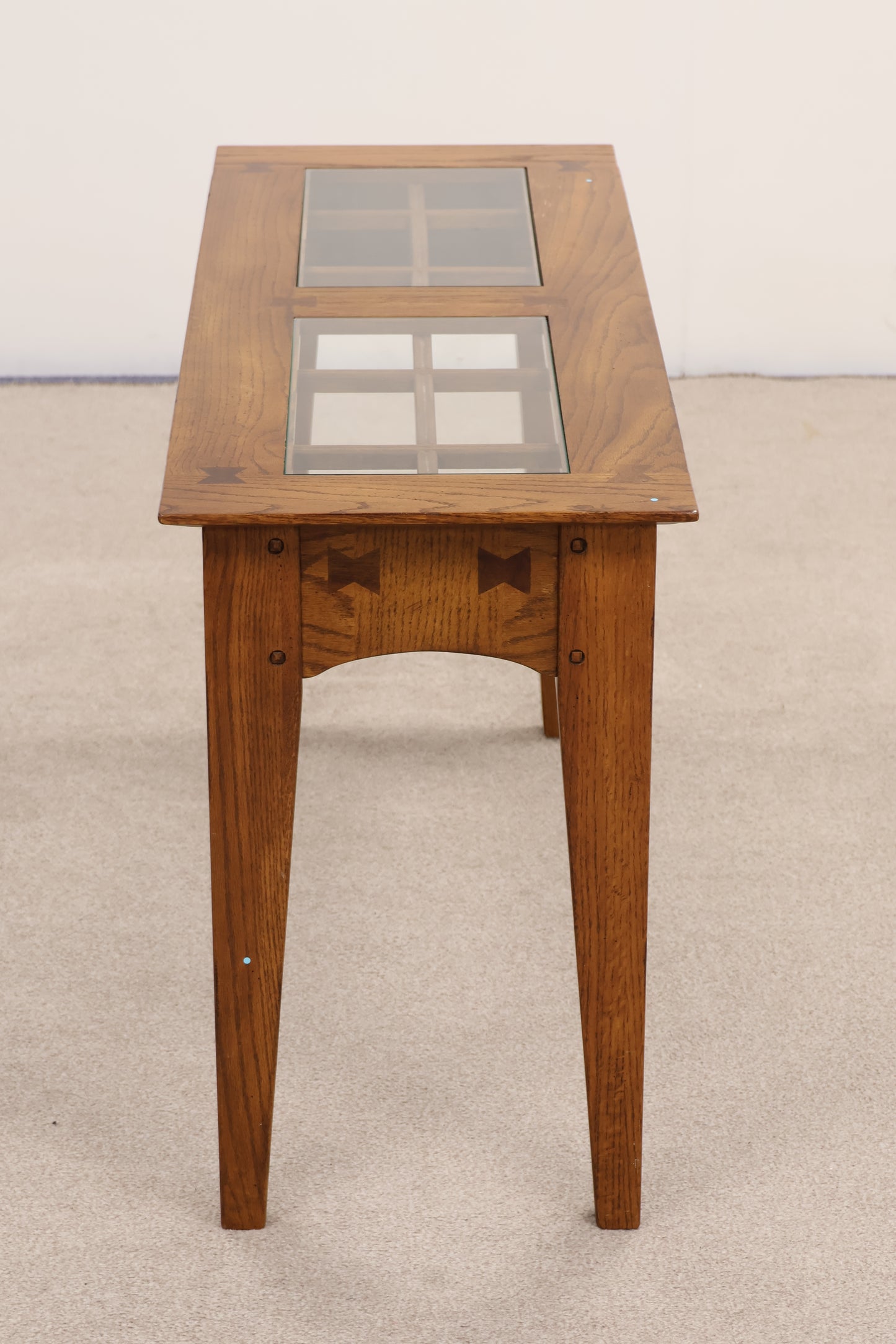 Oak Wood Console Table