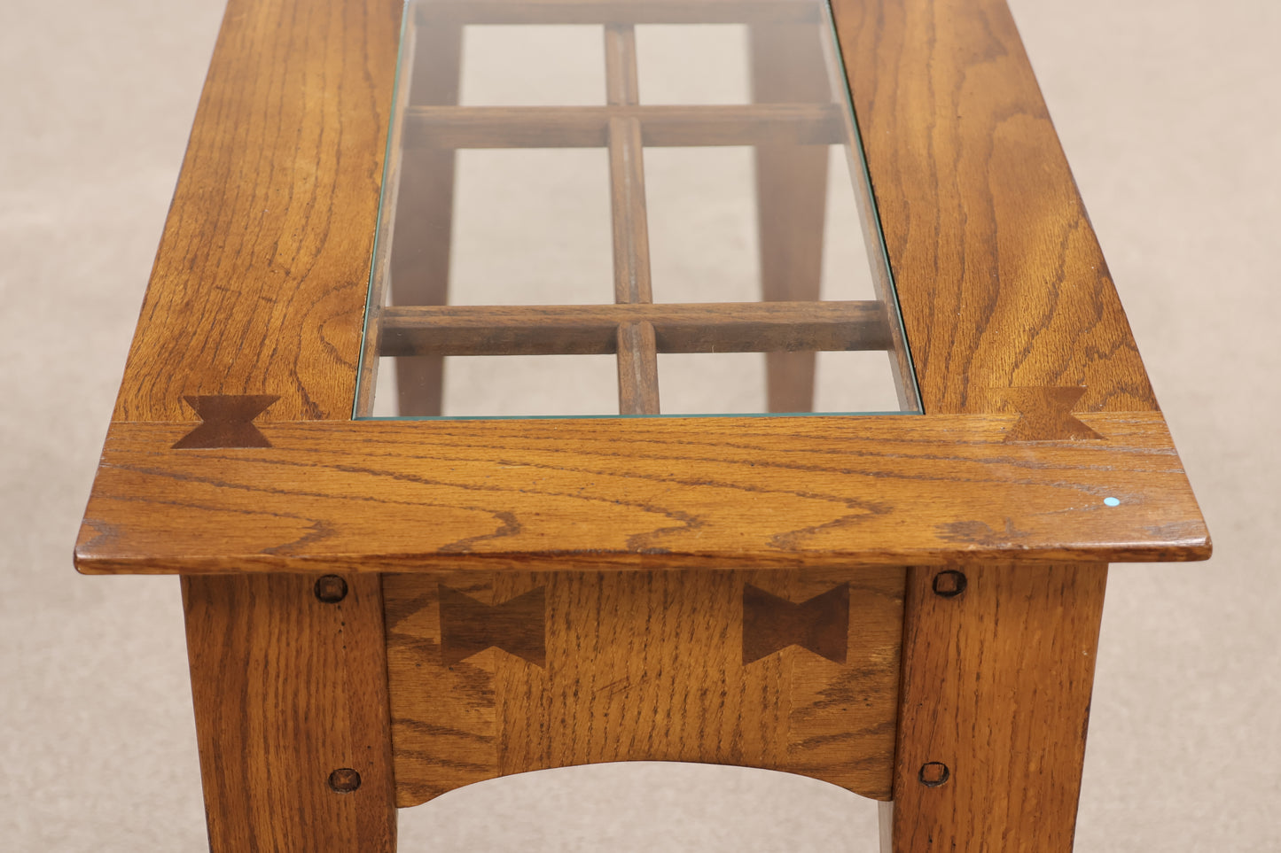 Oak Wood Console Table