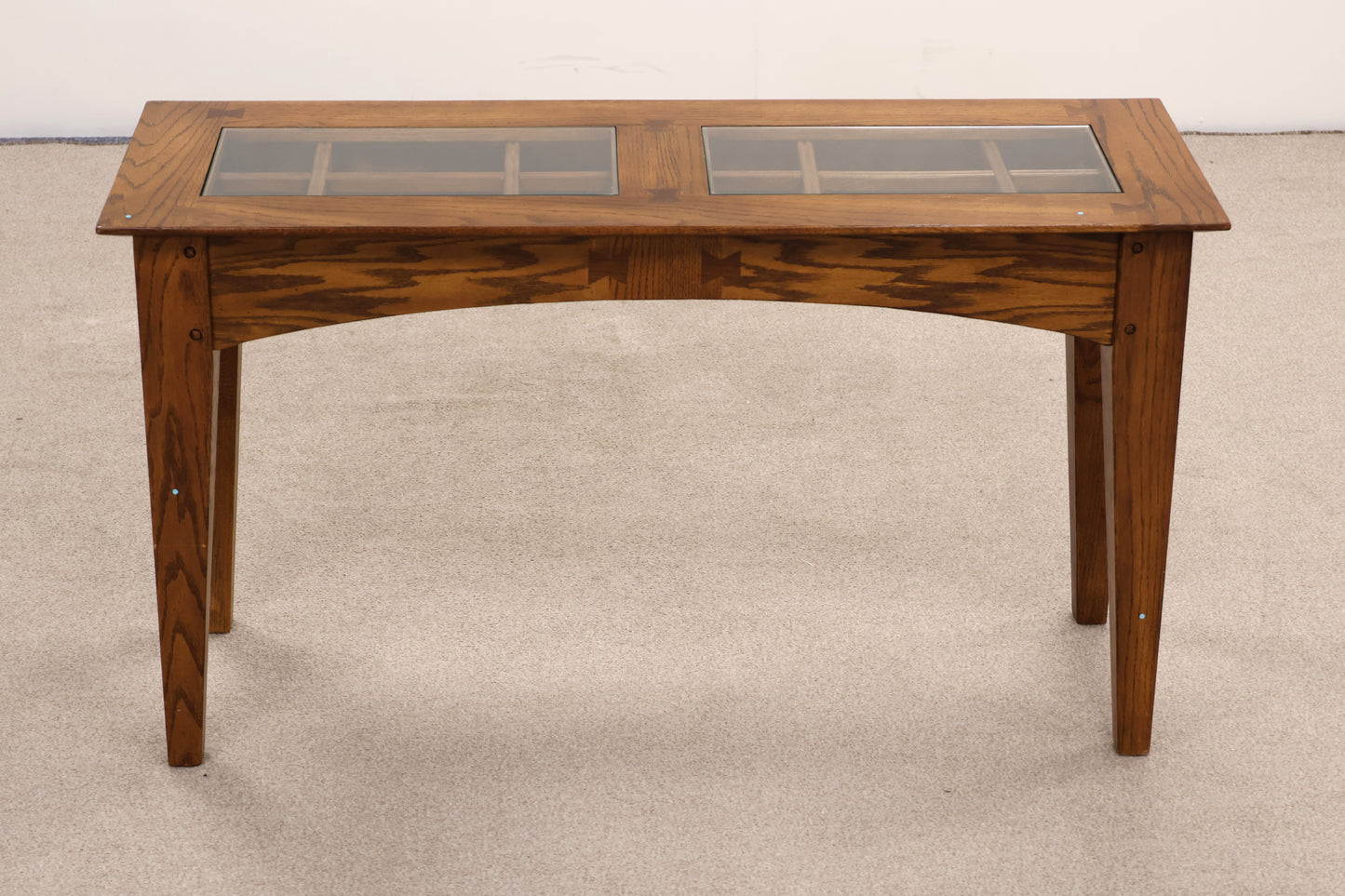 Oak Wood Console Table
