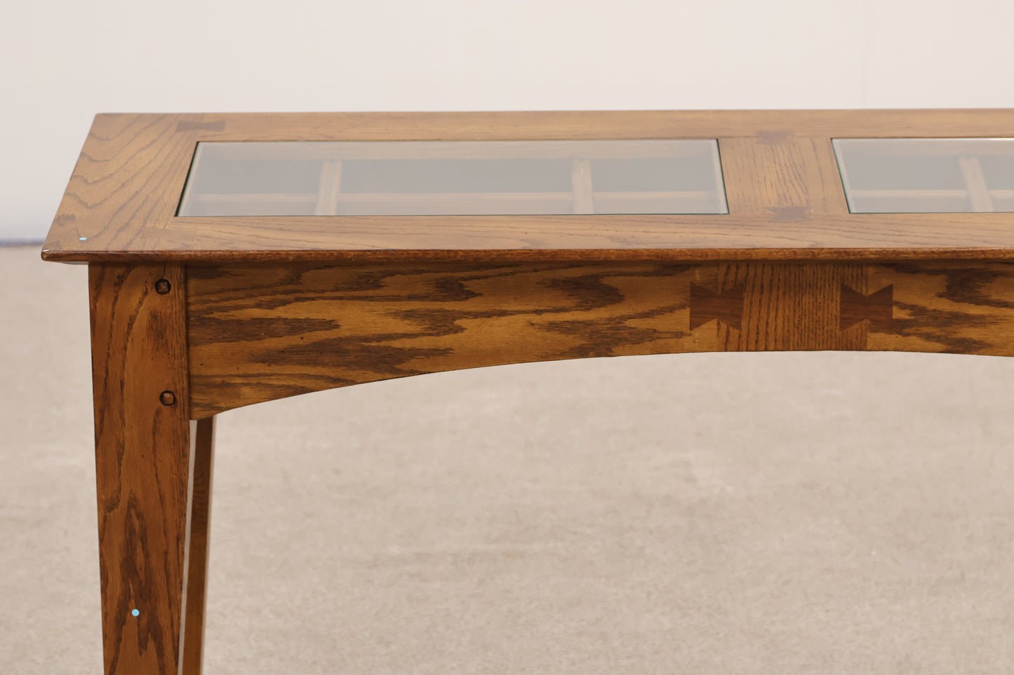 Oak Wood Console Table