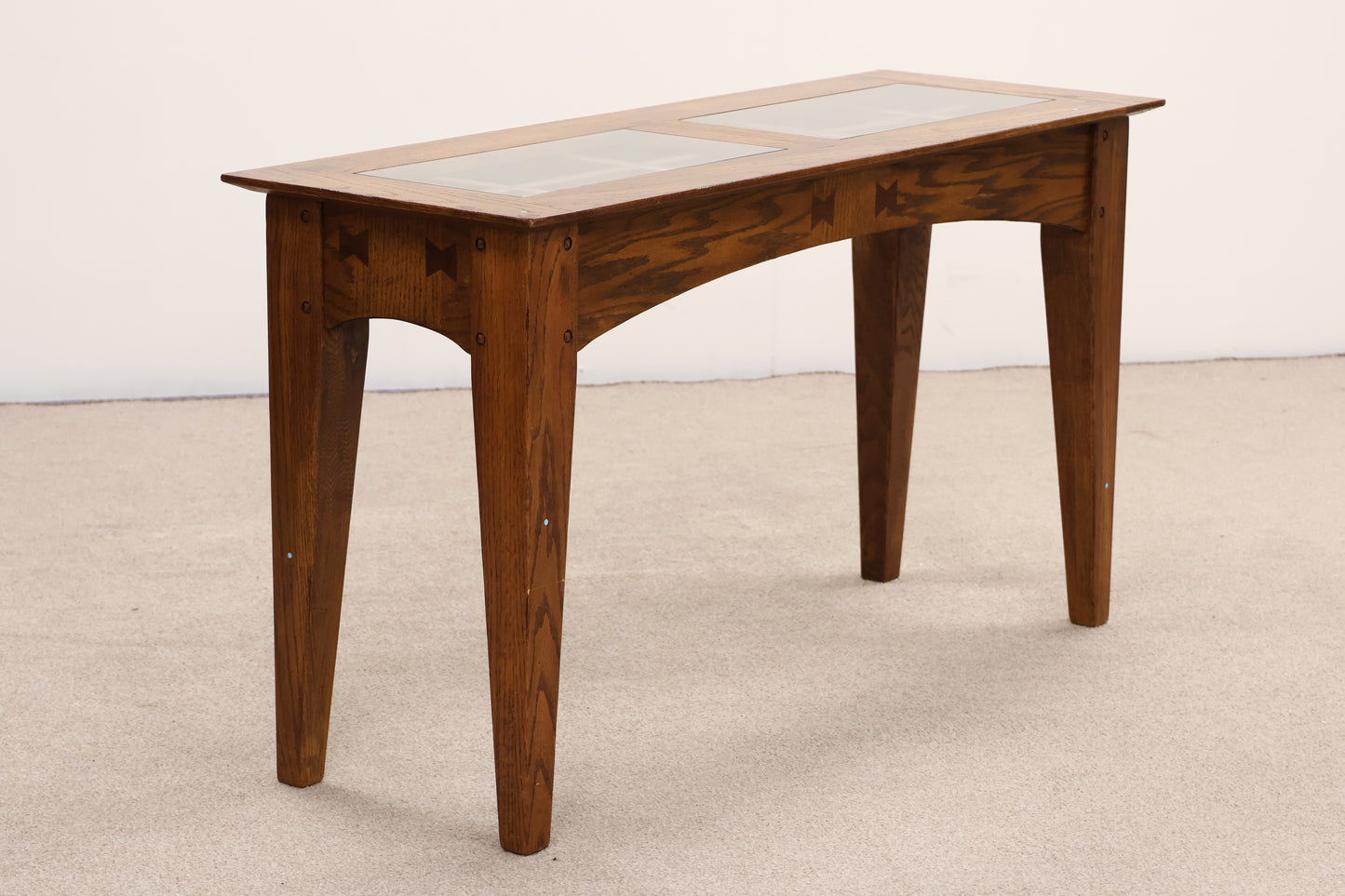 Oak Wood Console Table
