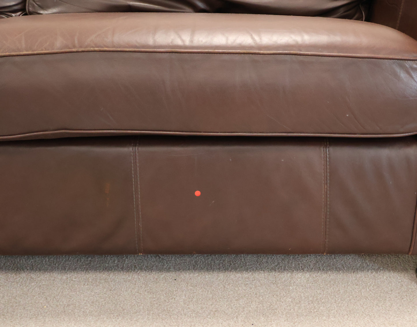 Brown Leather Sofa