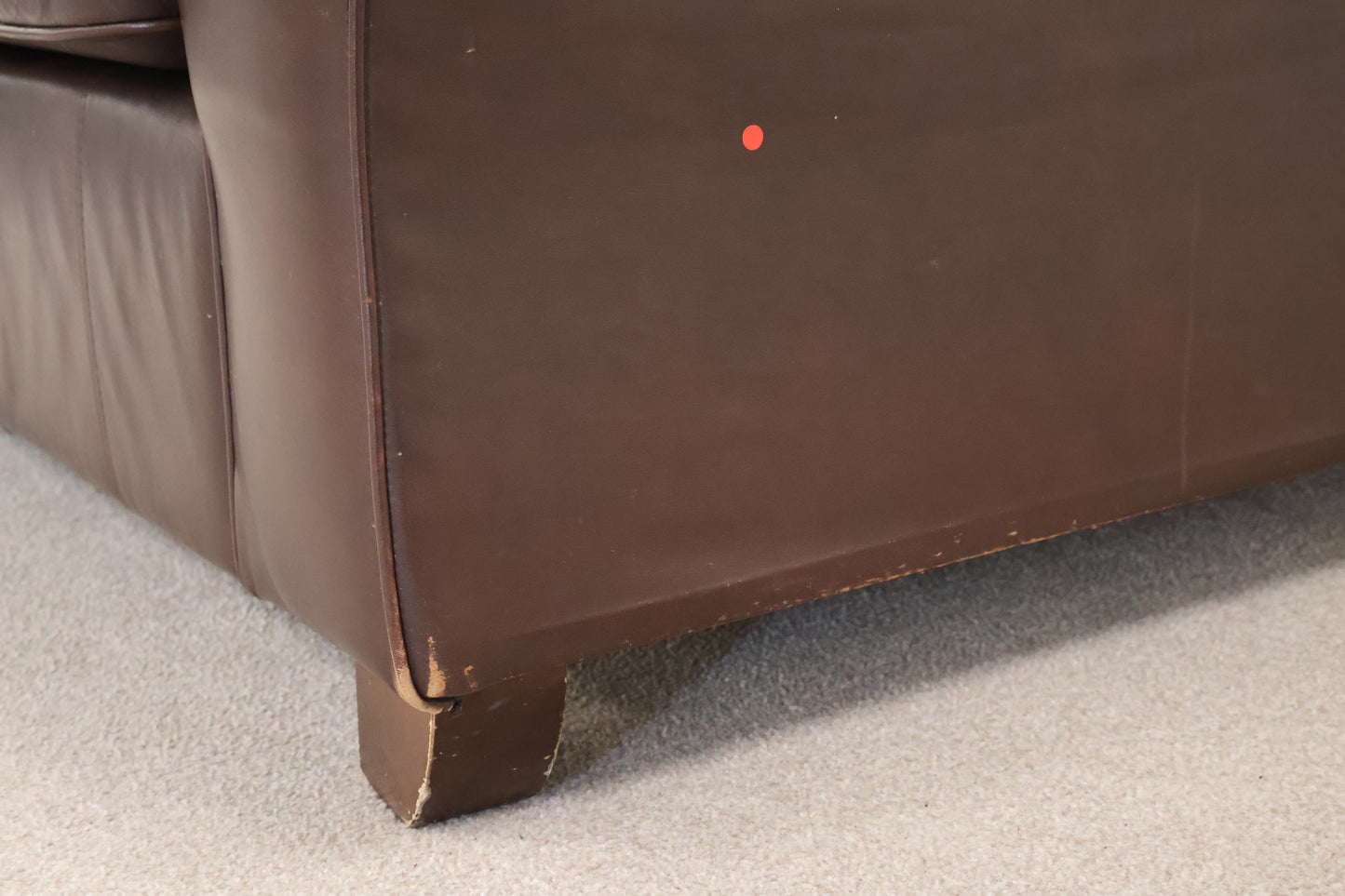 Brown Leather Sofa