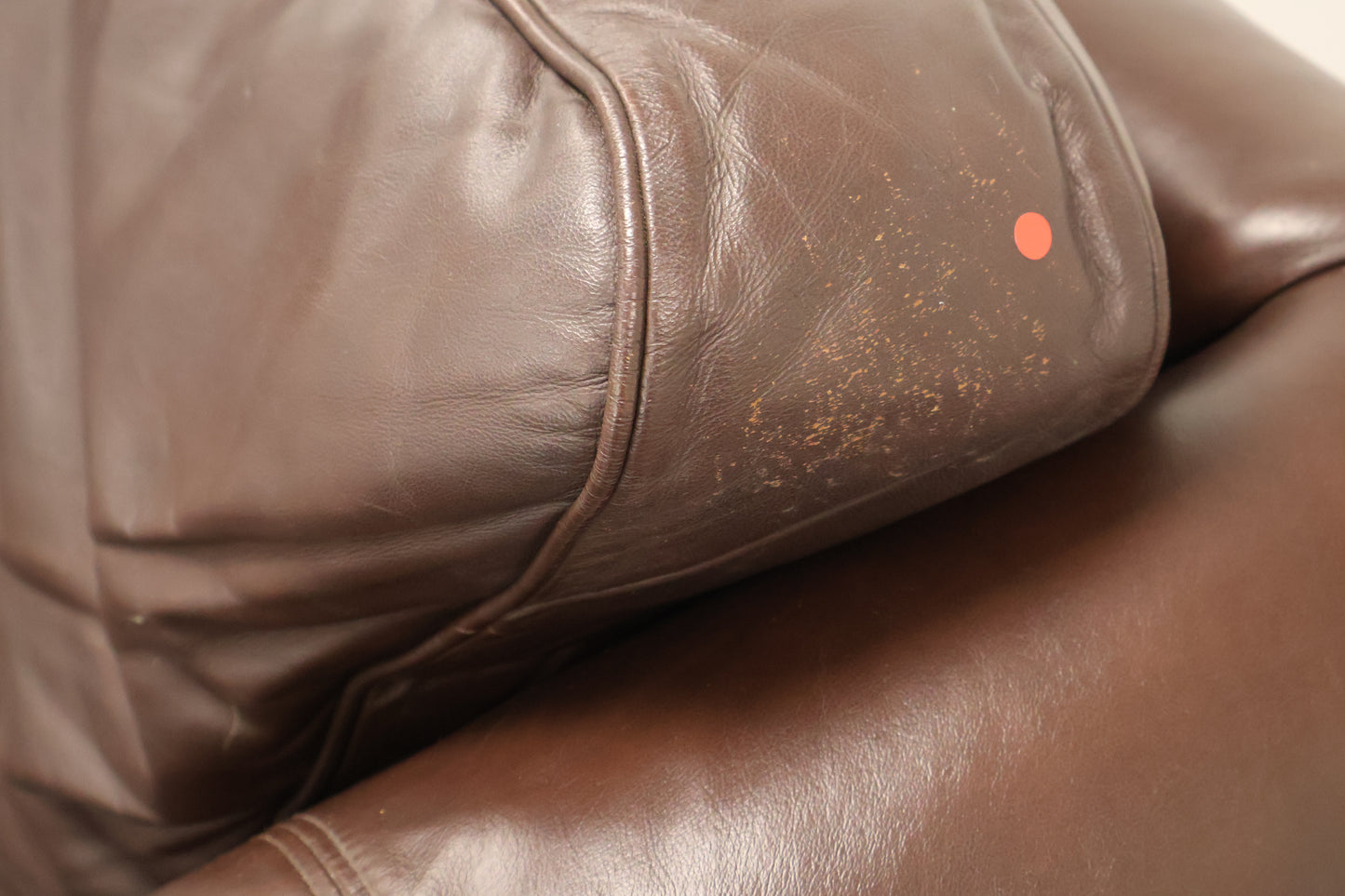 Brown Leather Sofa