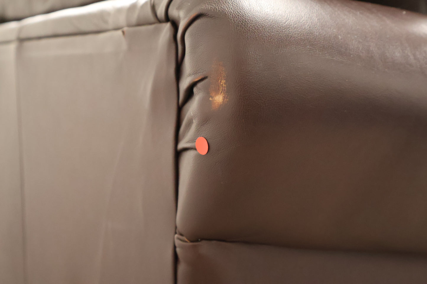 Brown Leather Sofa