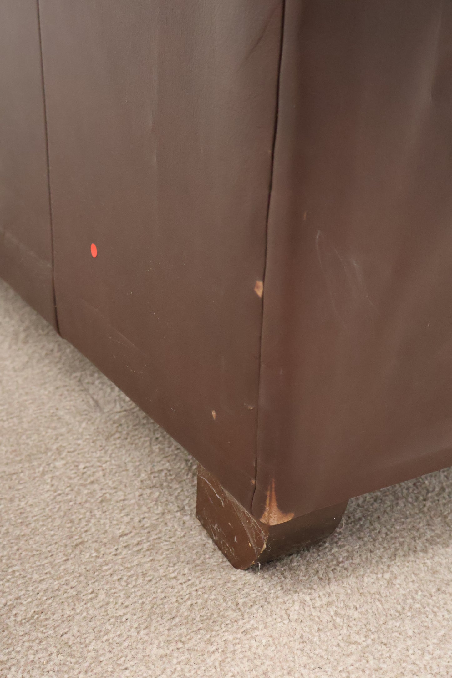 Brown Leather Sofa