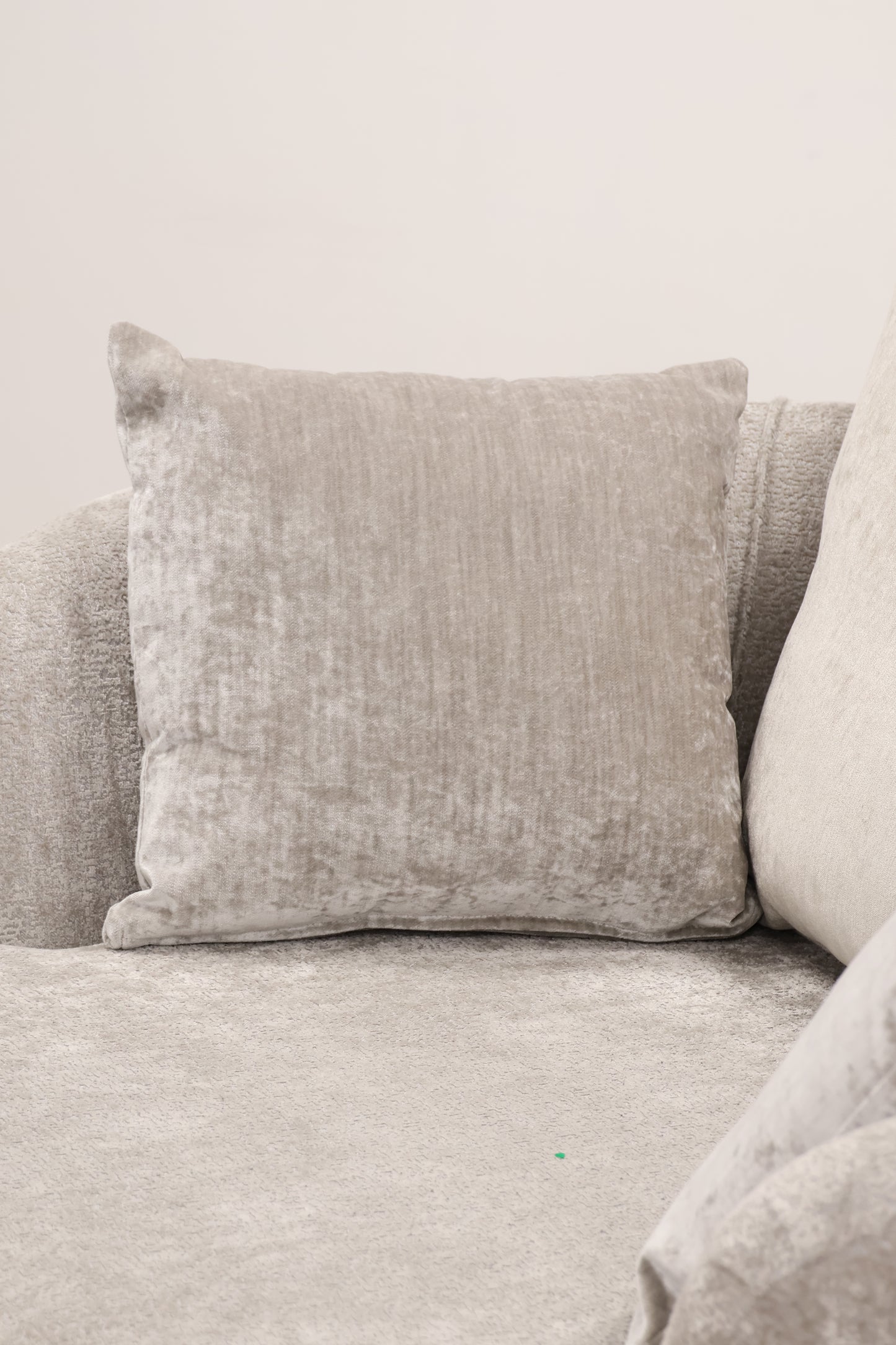 Grey Armchair & Footstool