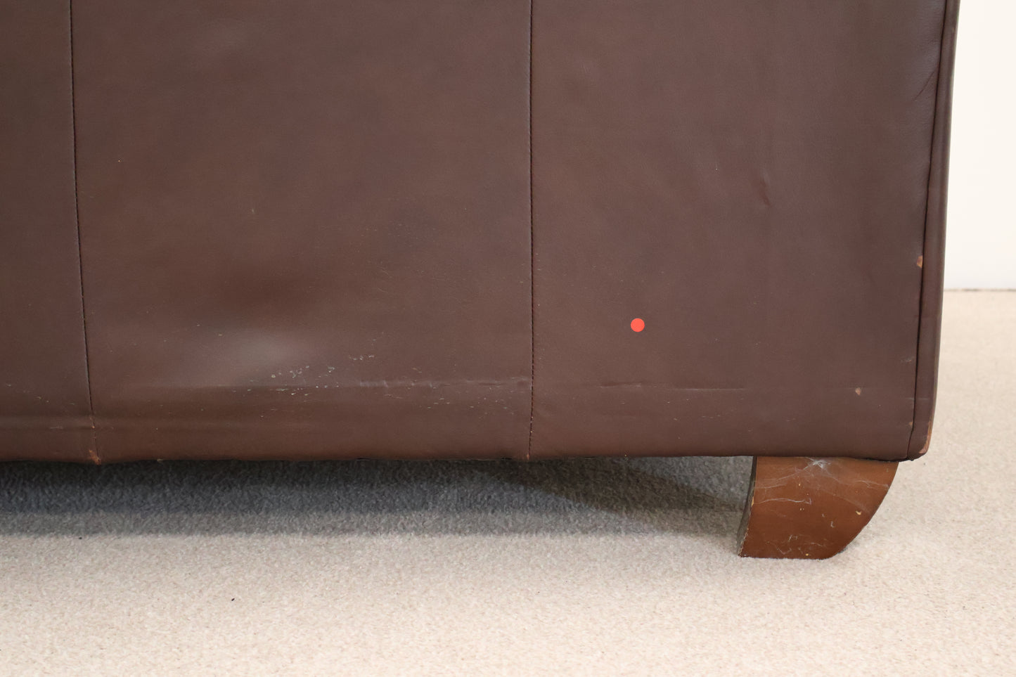 Brown Leather Sofa