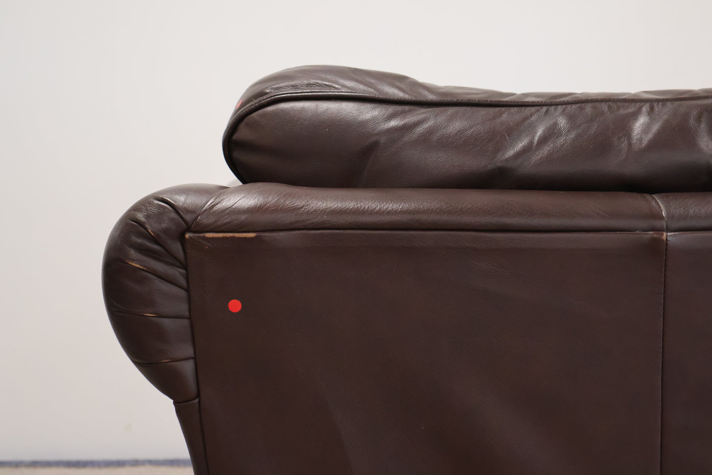 Brown Leather Sofa