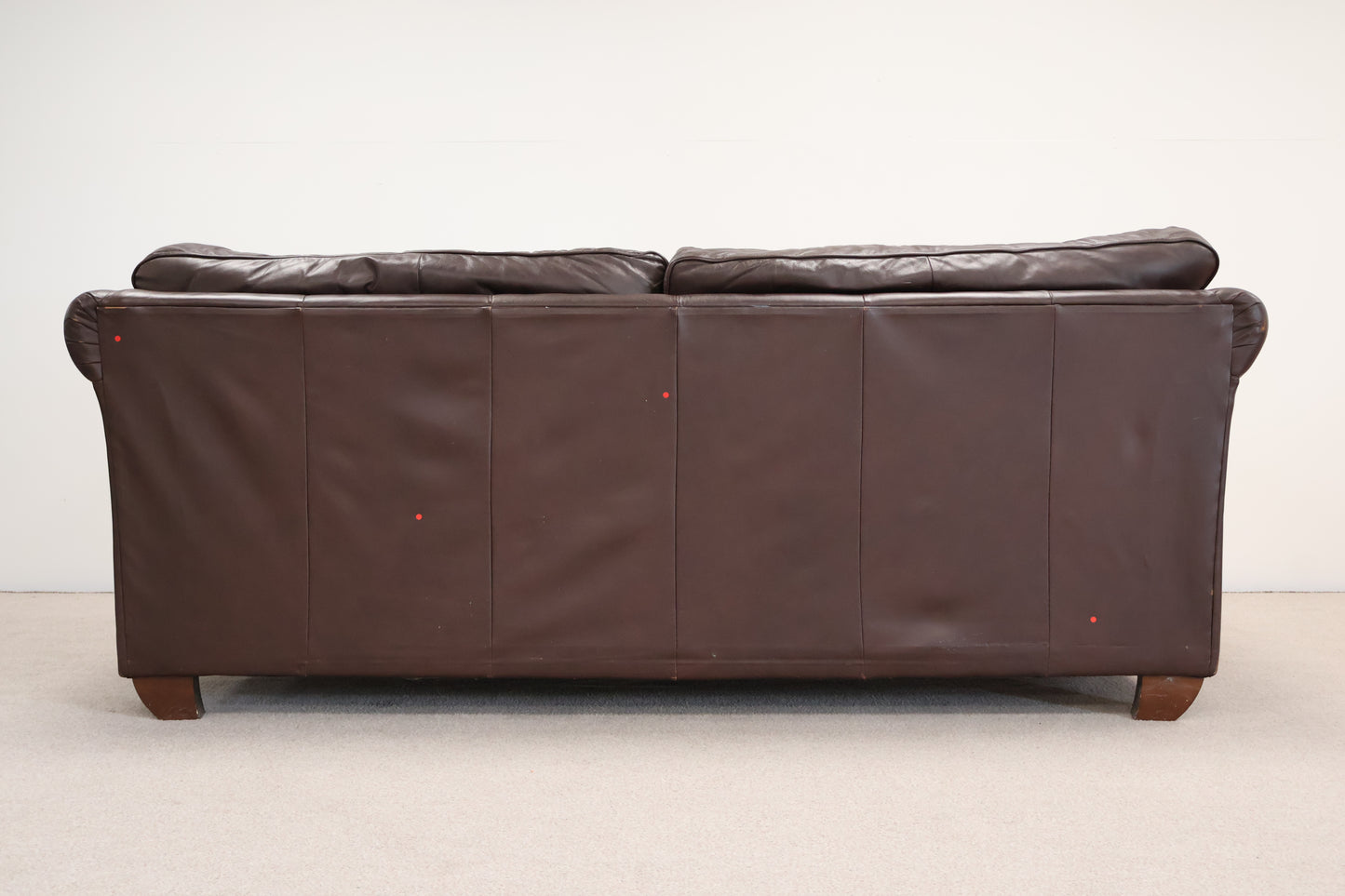 Brown Leather Sofa