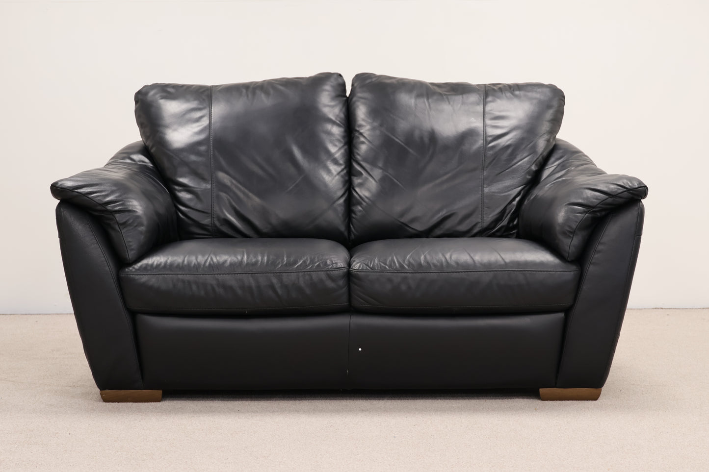 Faux Leather Sofa