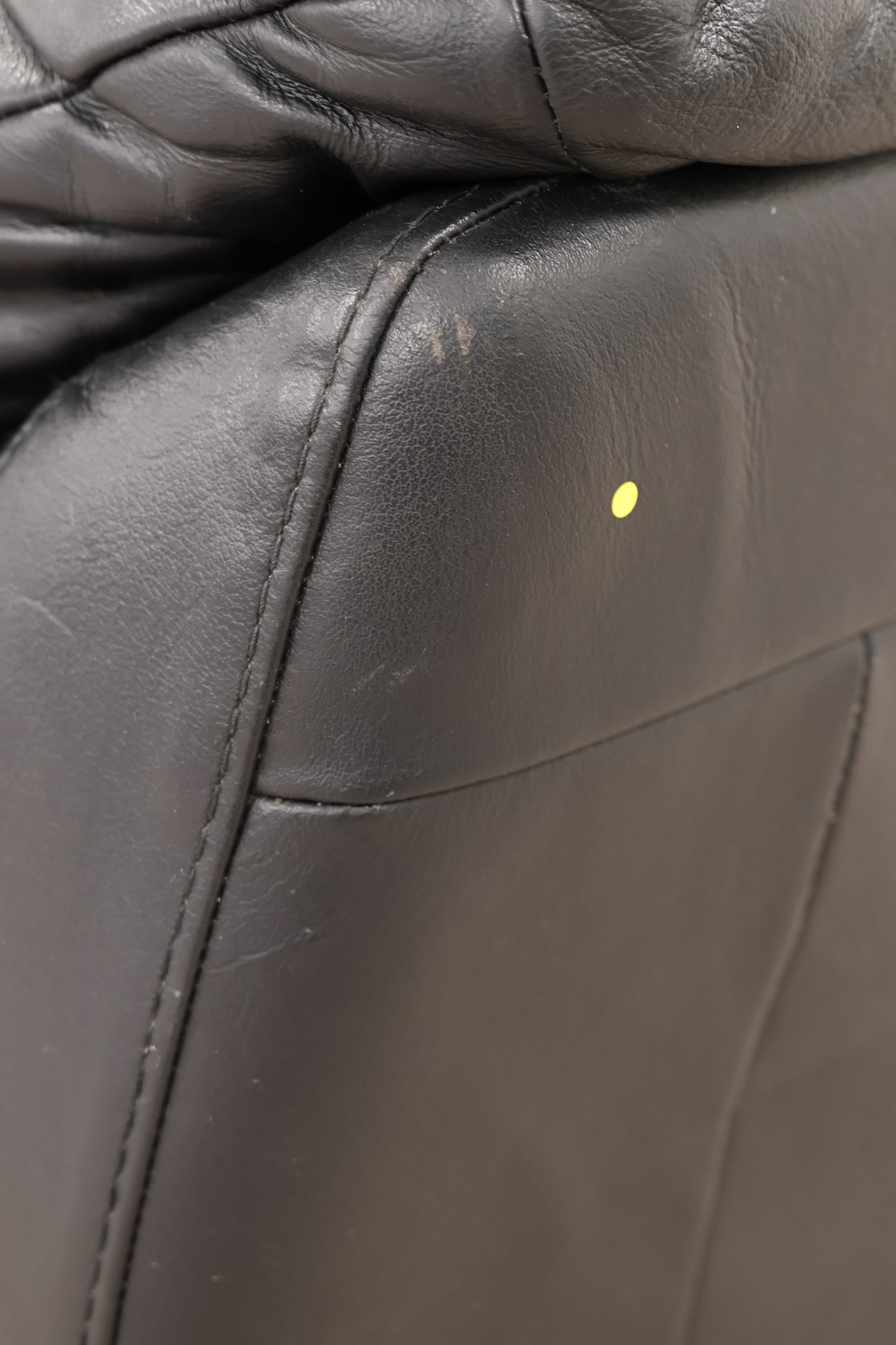 Faux Leather Sofa