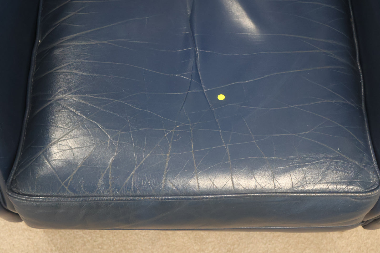 'Chesterfield' Style Armchair and Footstool
