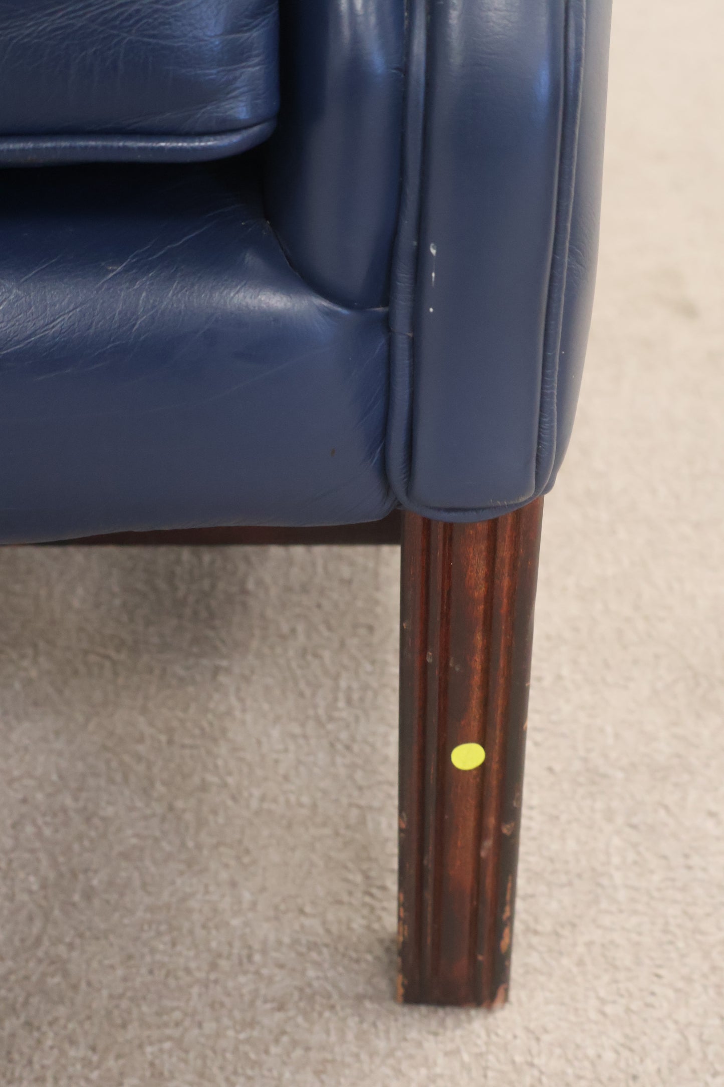 'Chesterfield' Style Armchair and Footstool