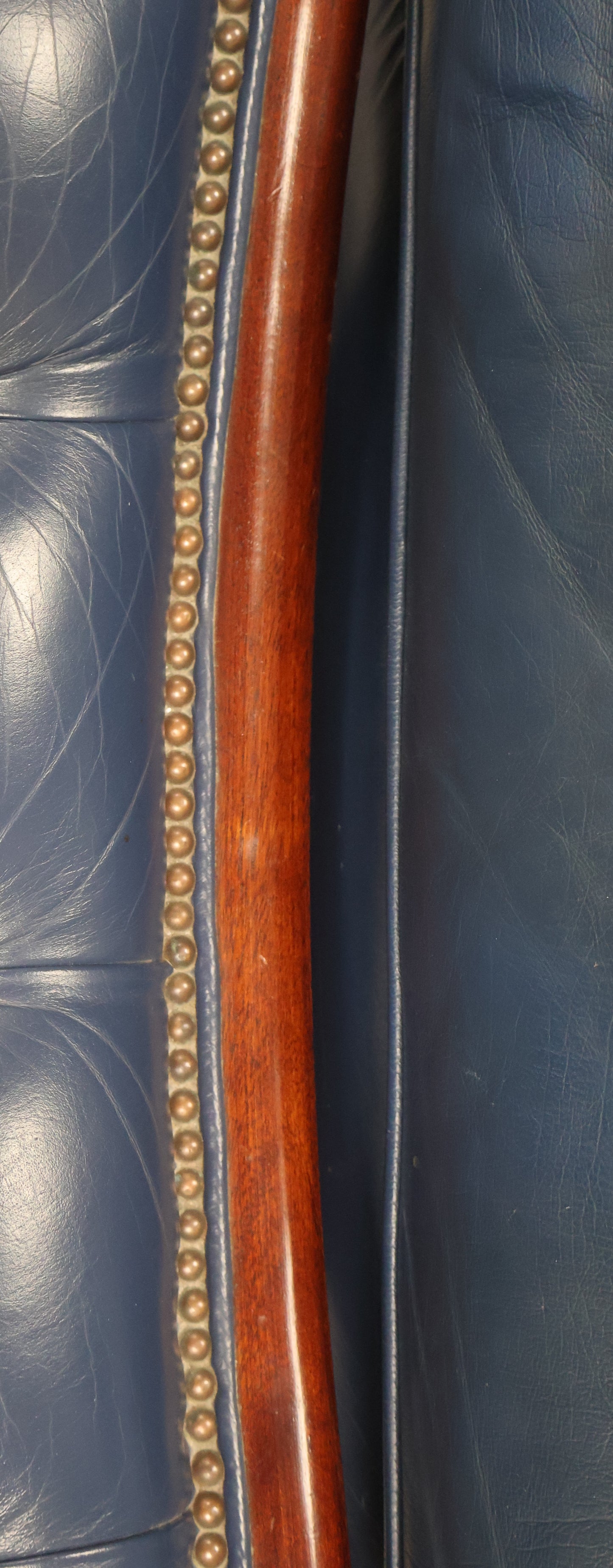 'Chesterfield' Style Armchair and Footstool
