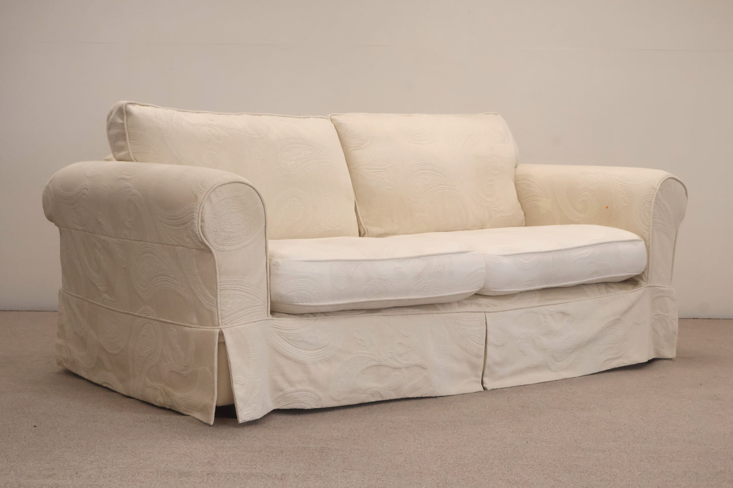 Cream Two Seat Sofa