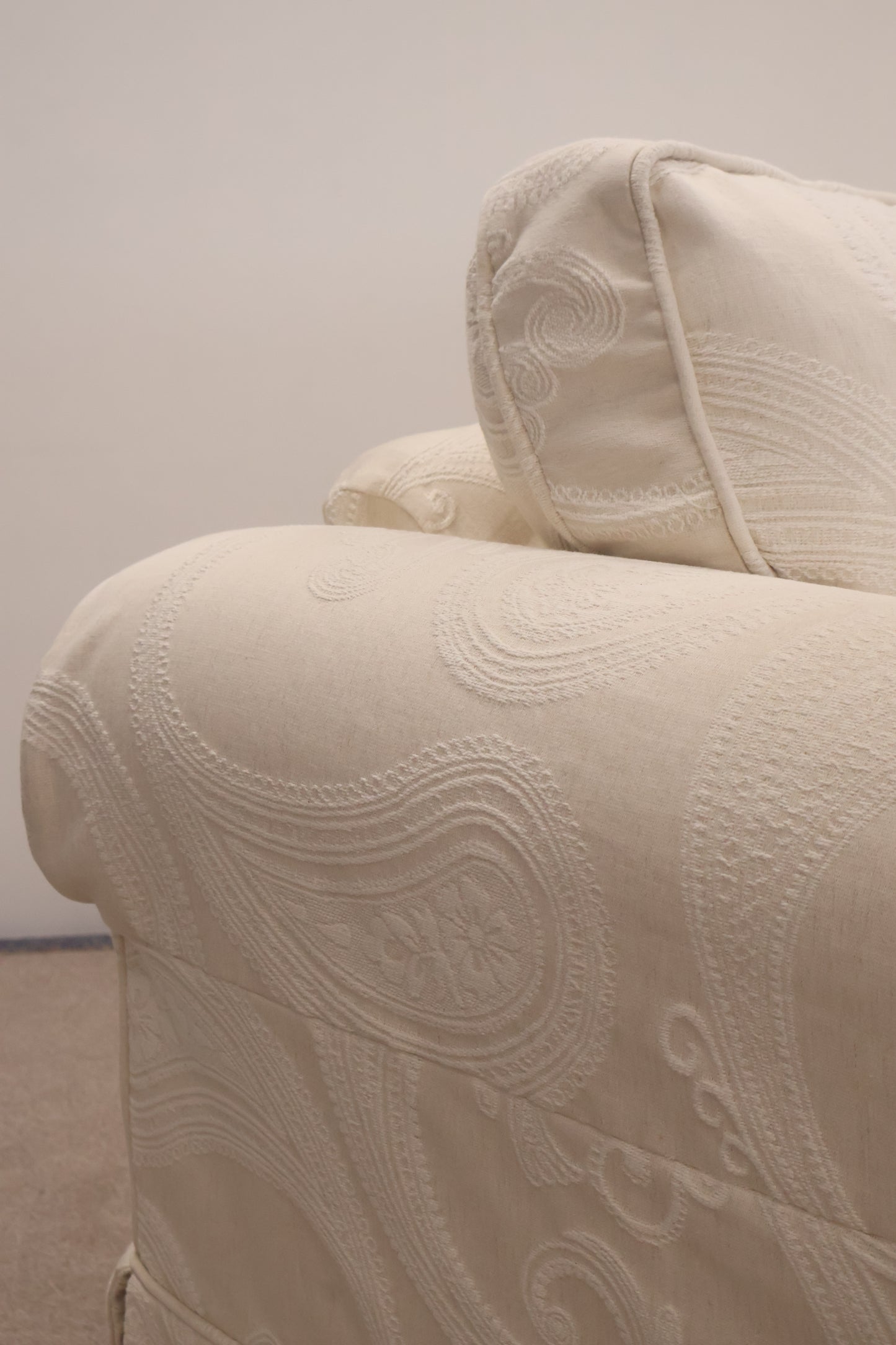 Cream Two Seat Sofa