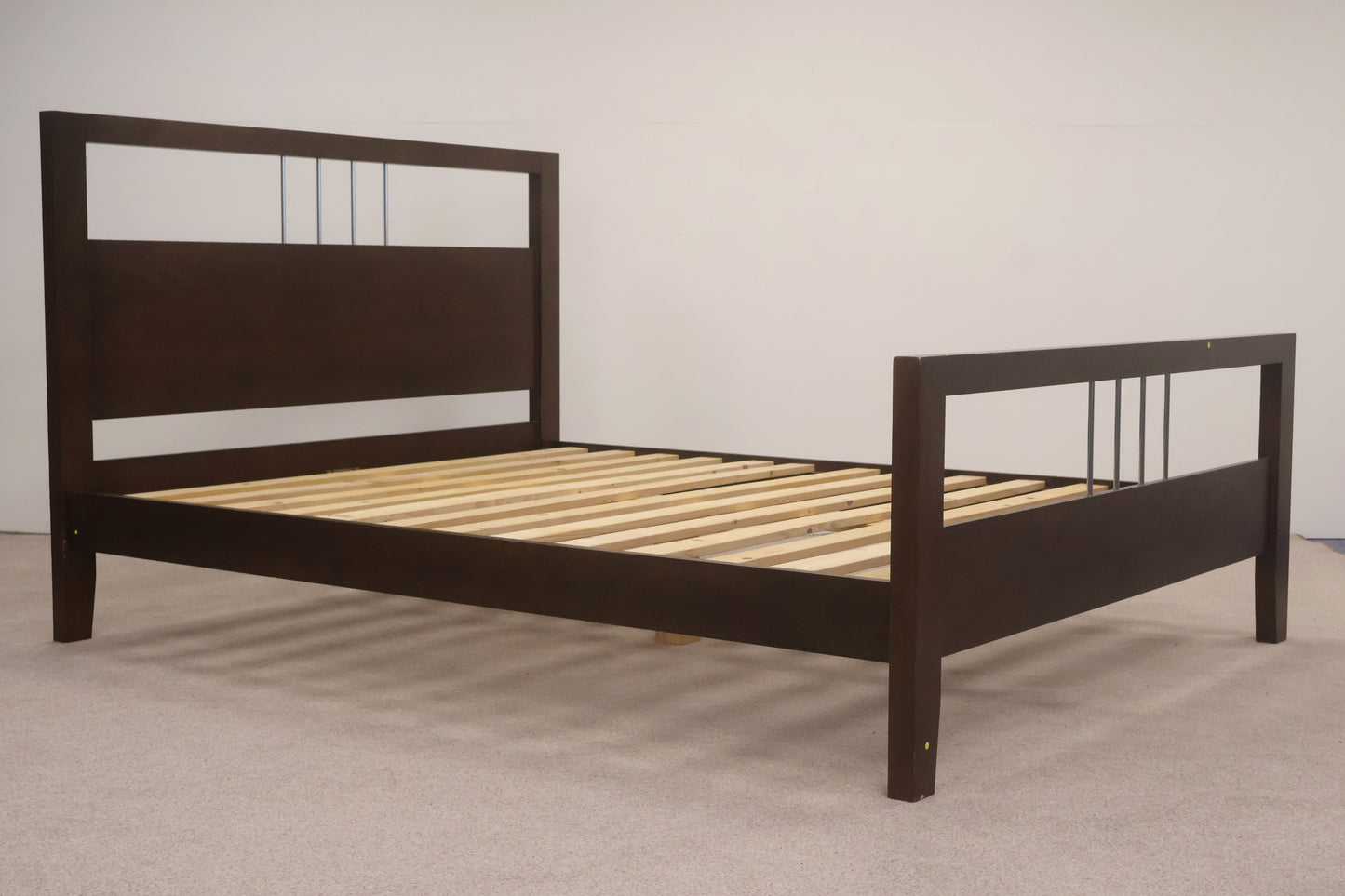 Double Bed in Dark Brown