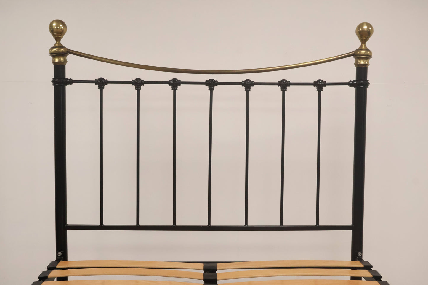 Black & Gold Metal Double Bed