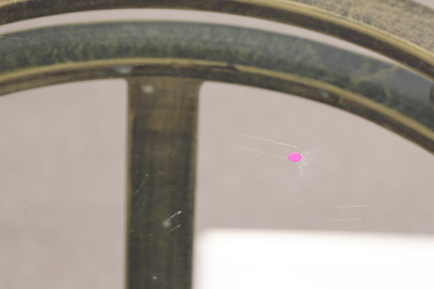 Small Circular Glass Table