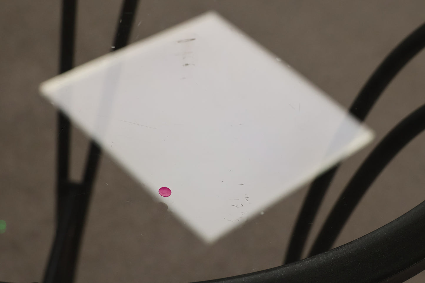 Tall Circular Glass Table