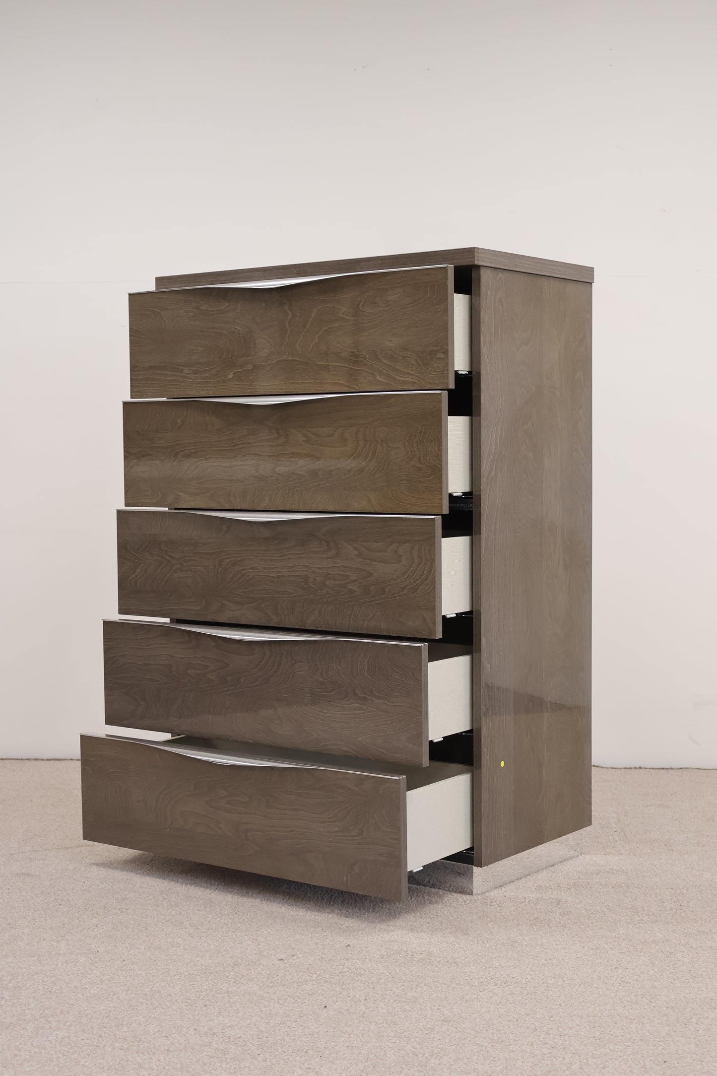 'Platinum' Five Drawer Tall Chest