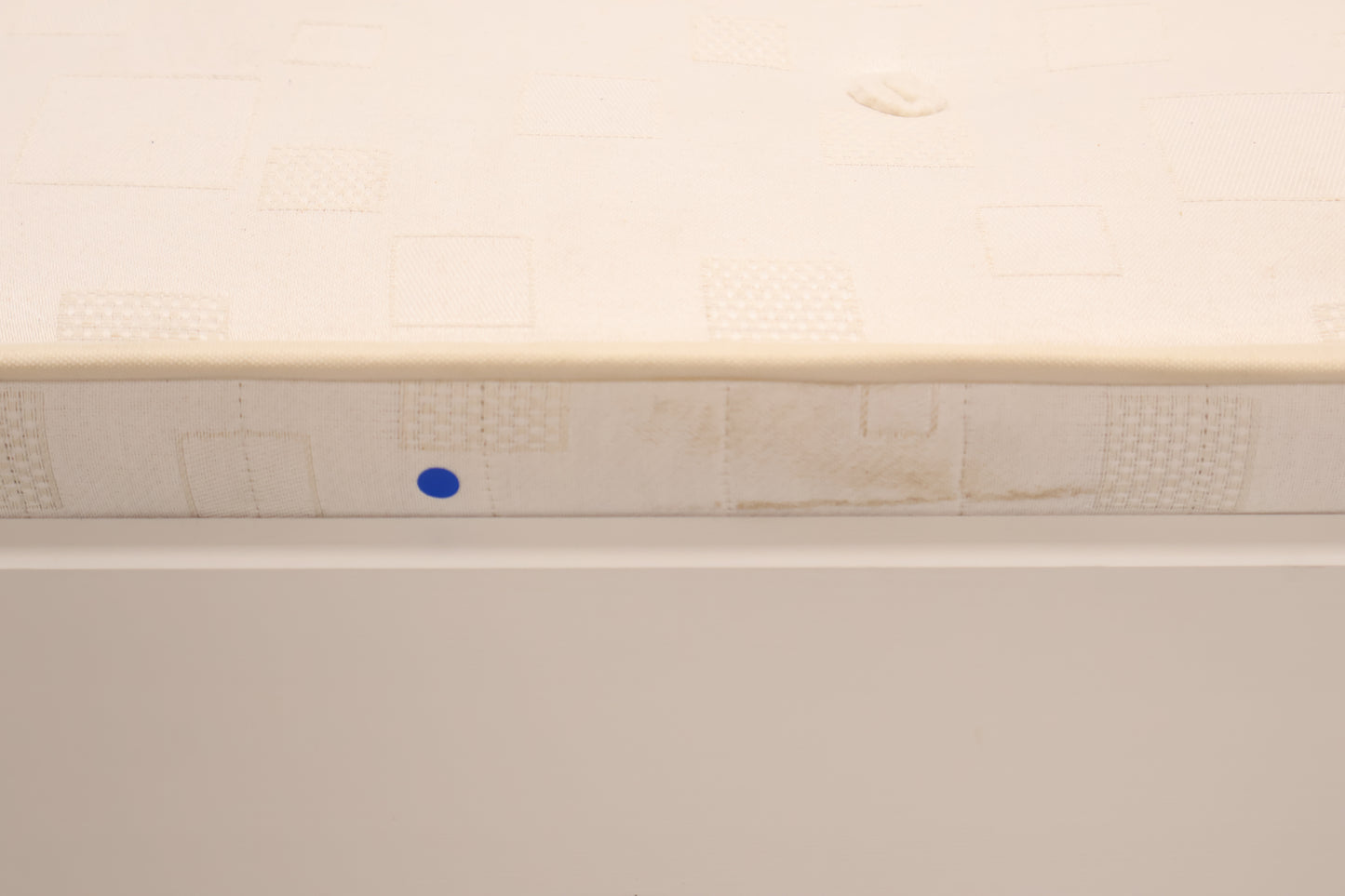 White Single Bed with Mattress
