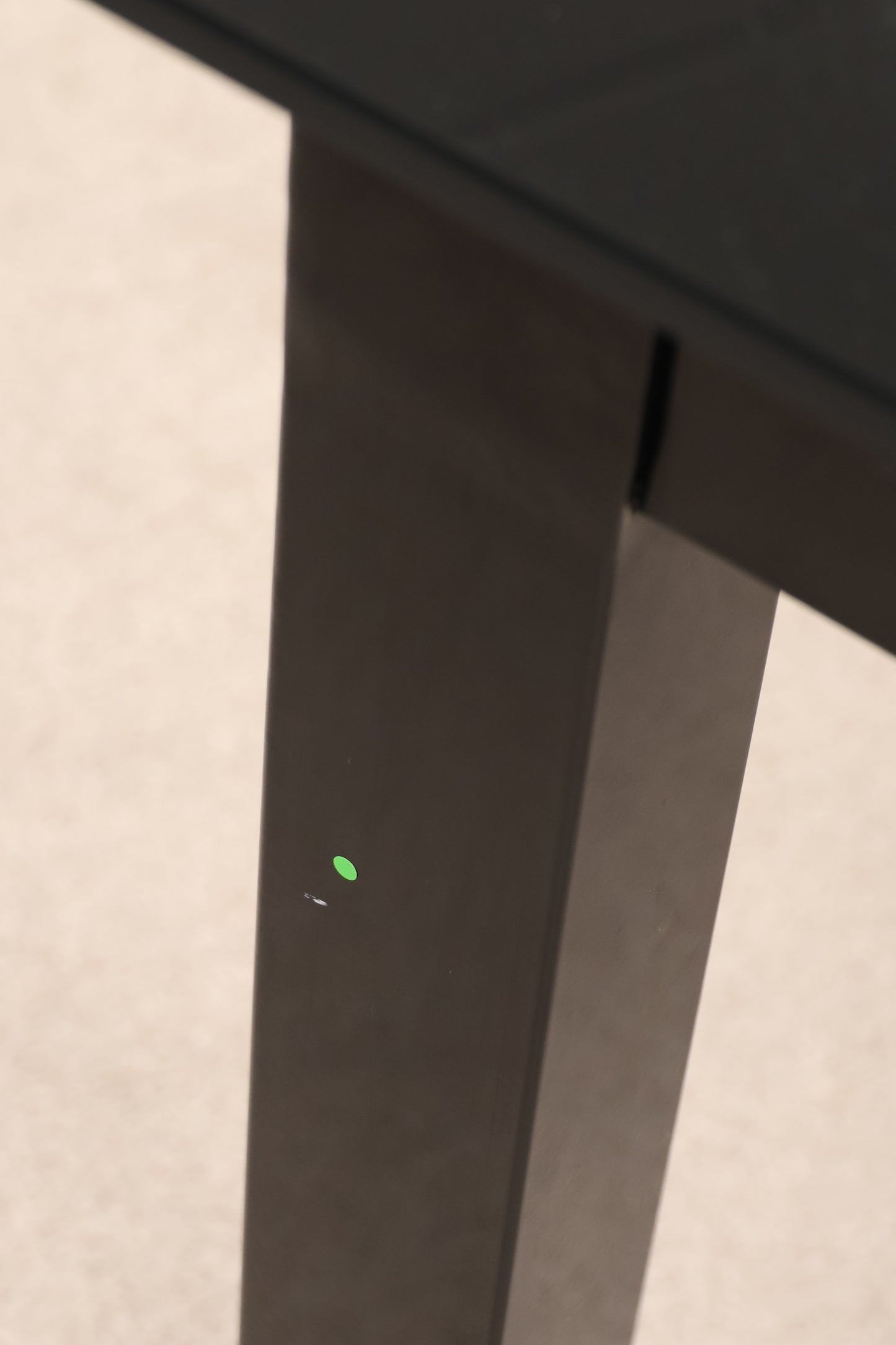 Black Glass Dining Table