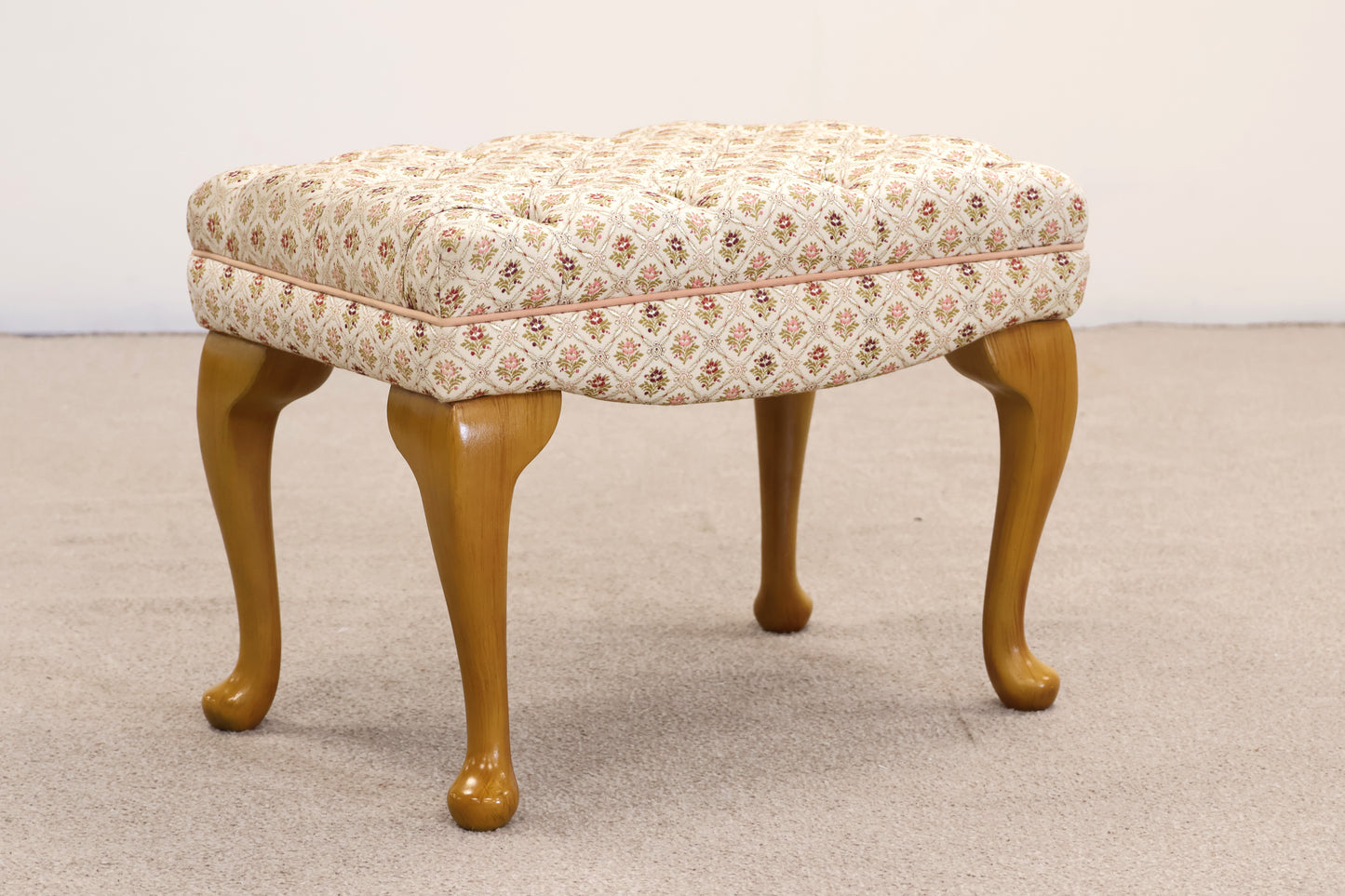 Victorian Style Chaise Longue and Footstool