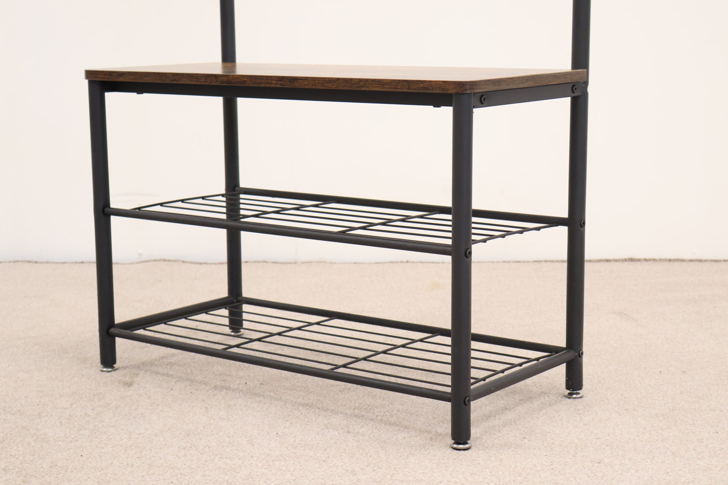 Coat Stand with Shoe Bench