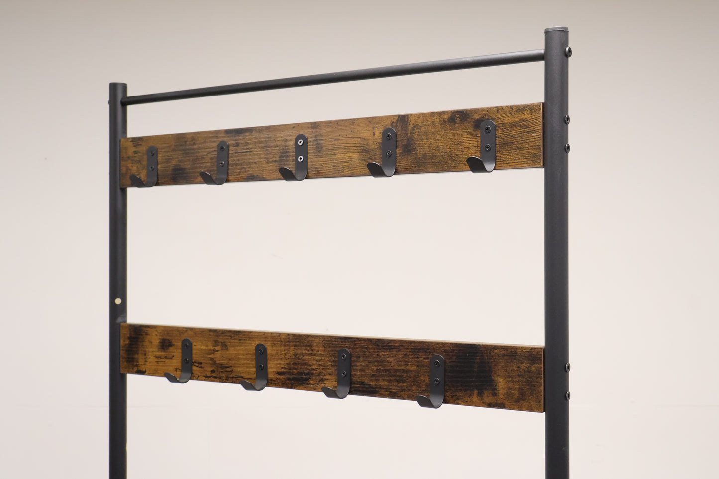 Coat Stand with Shoe Bench