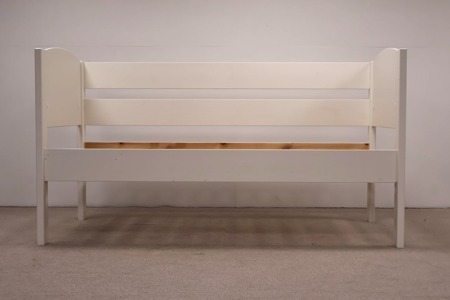 Single Bed with Blue Mattress