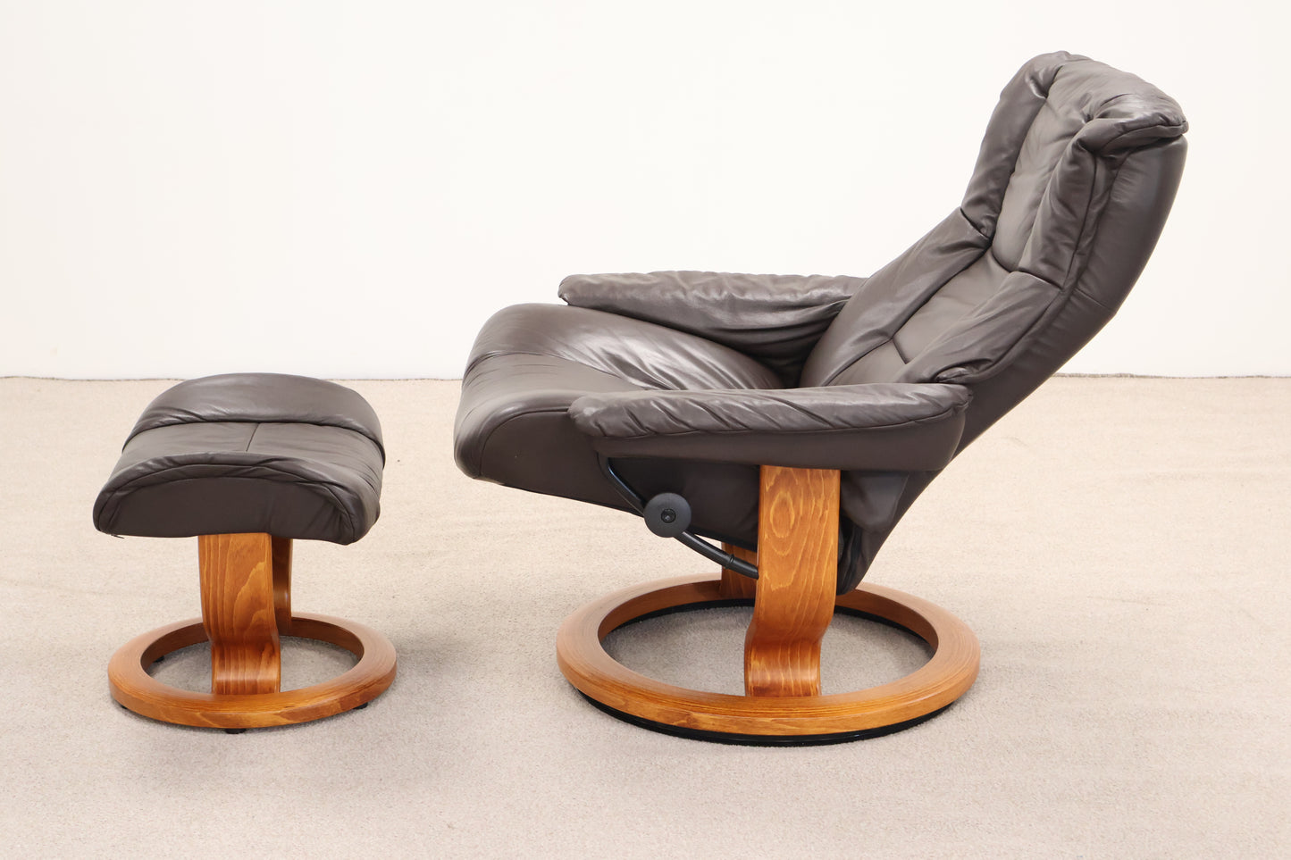 Recliner and Footstool by Ekornes - 'Stressless' Range