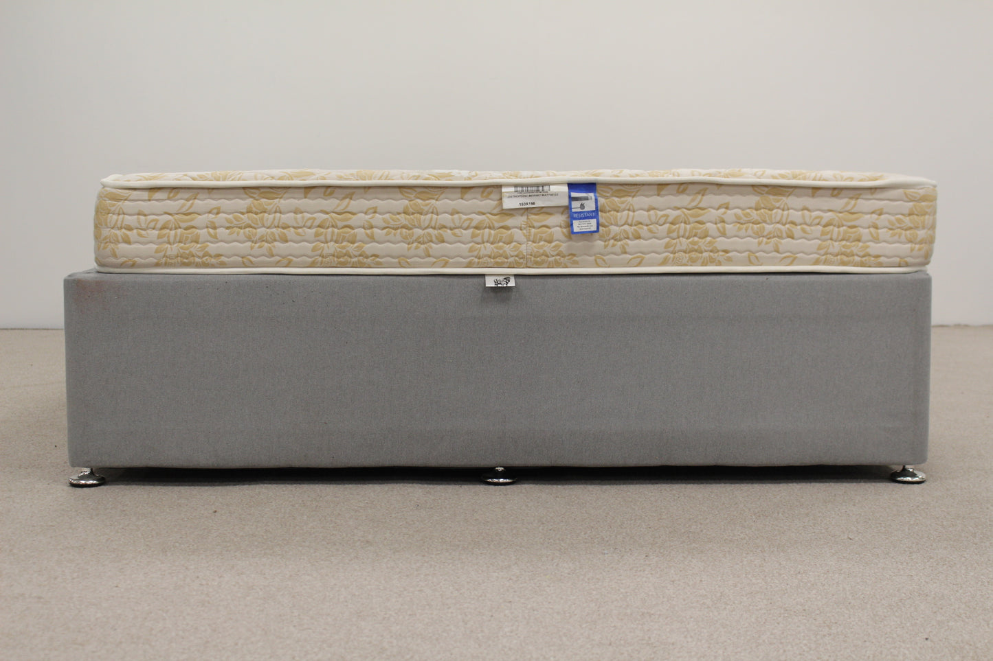 Grey Divan & Crème Mattress